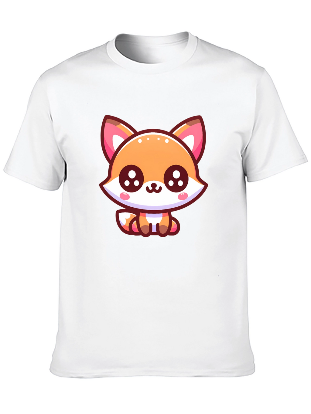 Cute Cartoon Fox Graphic Tee