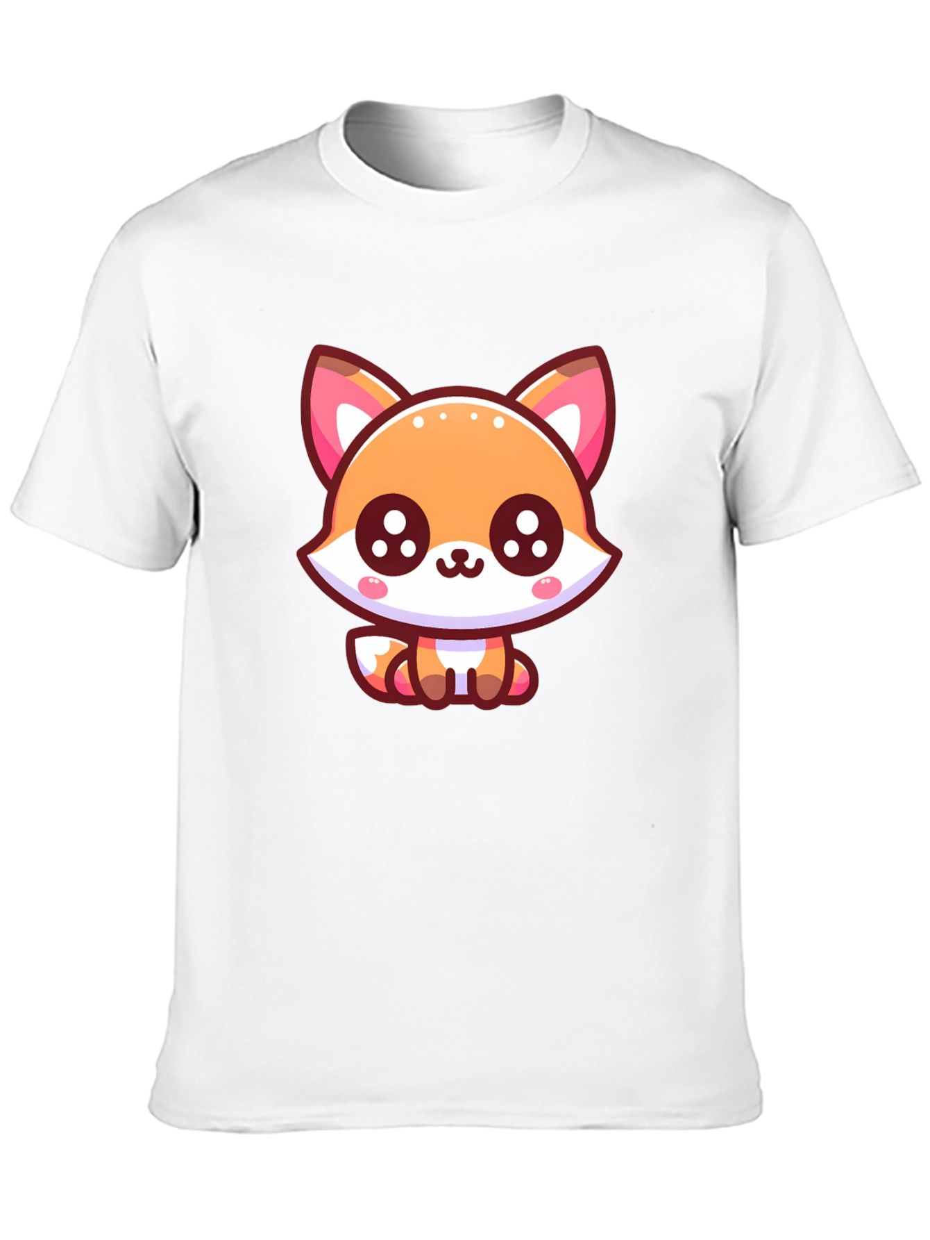 Cute Cartoon Fox Graphic Tee