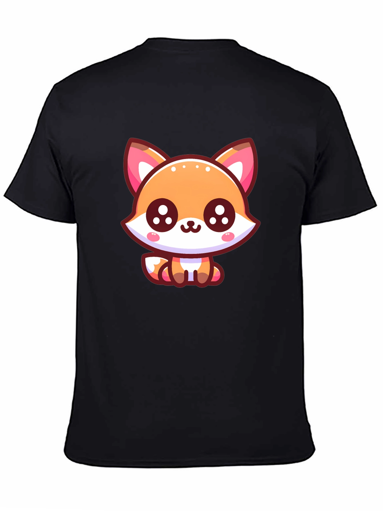 Cute Cartoon Fox Graphic Tee