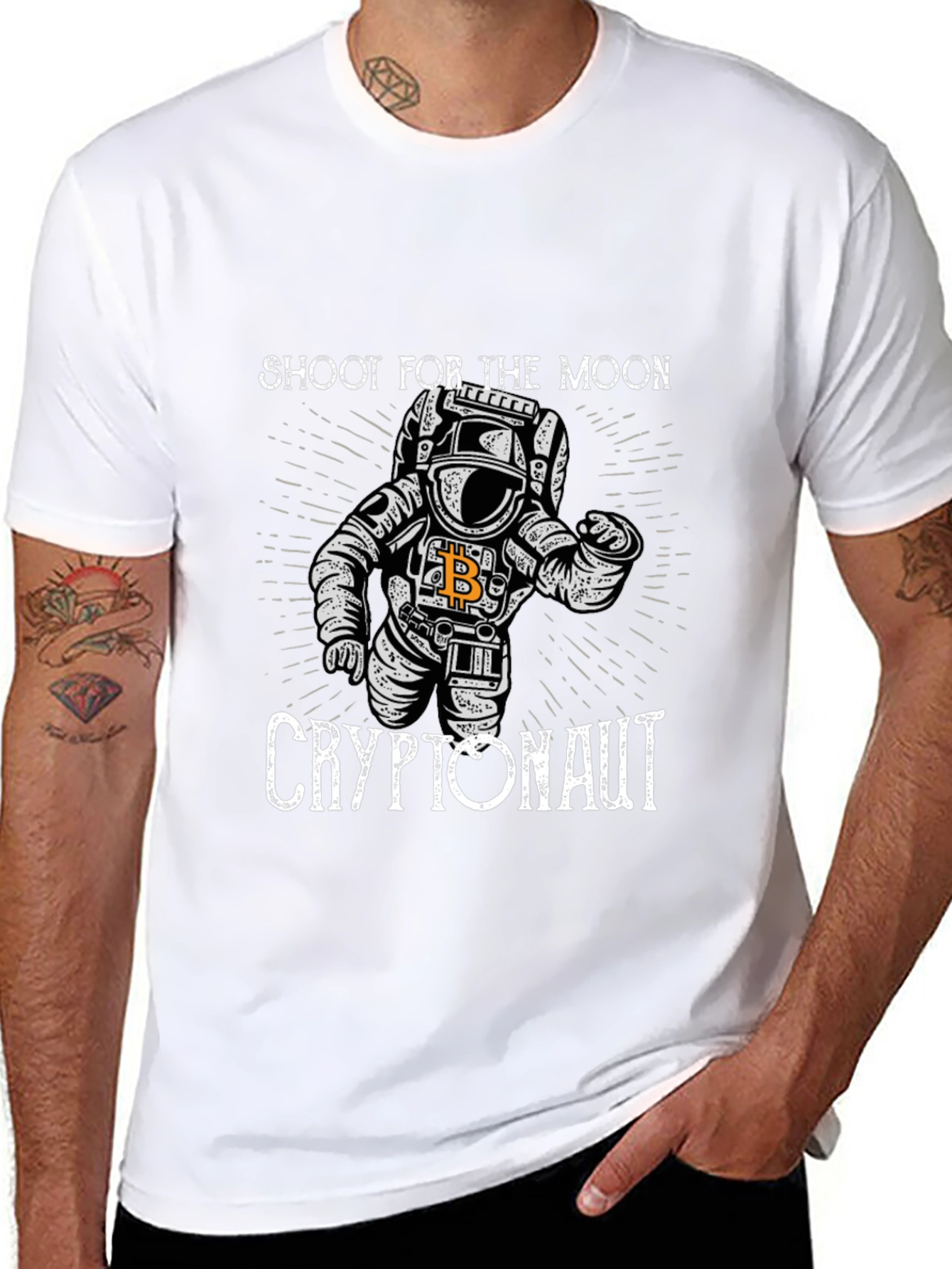 Cryptonaut Moon Shot Graphic T-Shirt