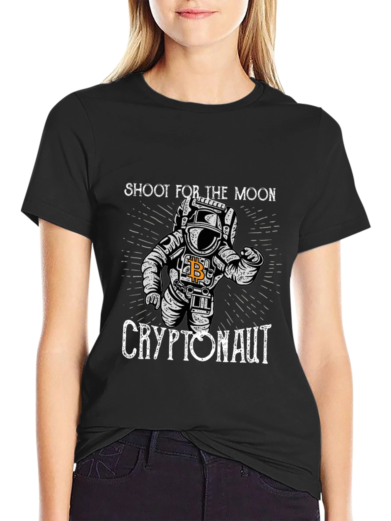 Cryptonaut Moon Shot Graphic T-Shirt