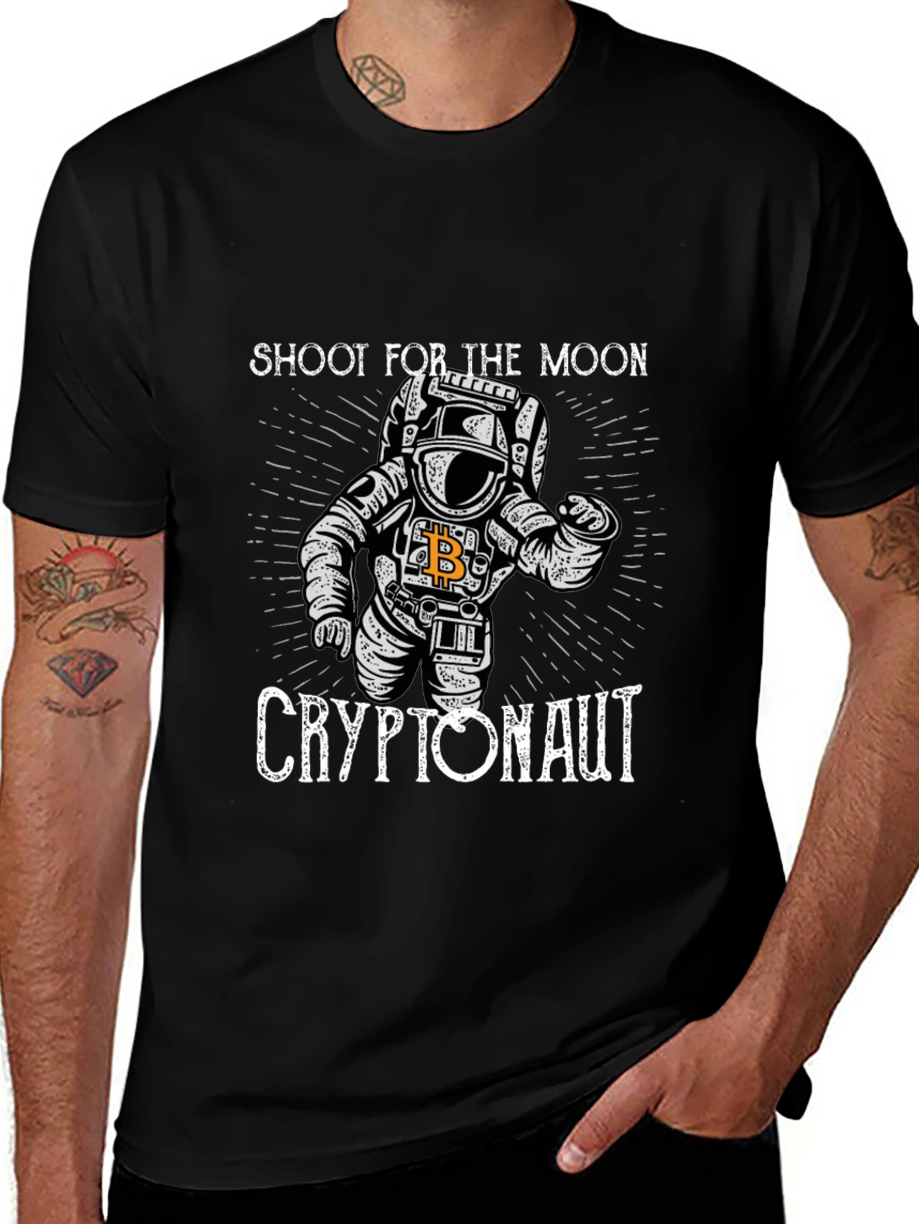 Cryptonaut Moon Shot Graphic T-Shirt