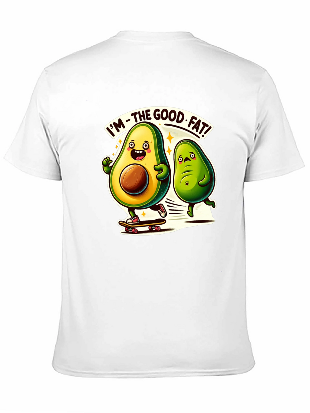 Avocado Good Fat Black T-Shirt