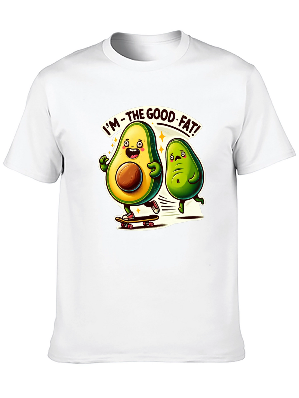 Avocado Good Fat Black T-Shirt