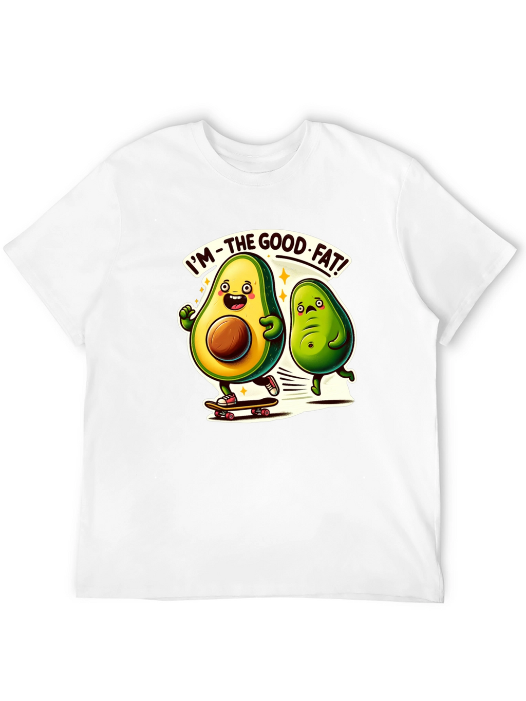 Avocado Good Fat Black T-Shirt