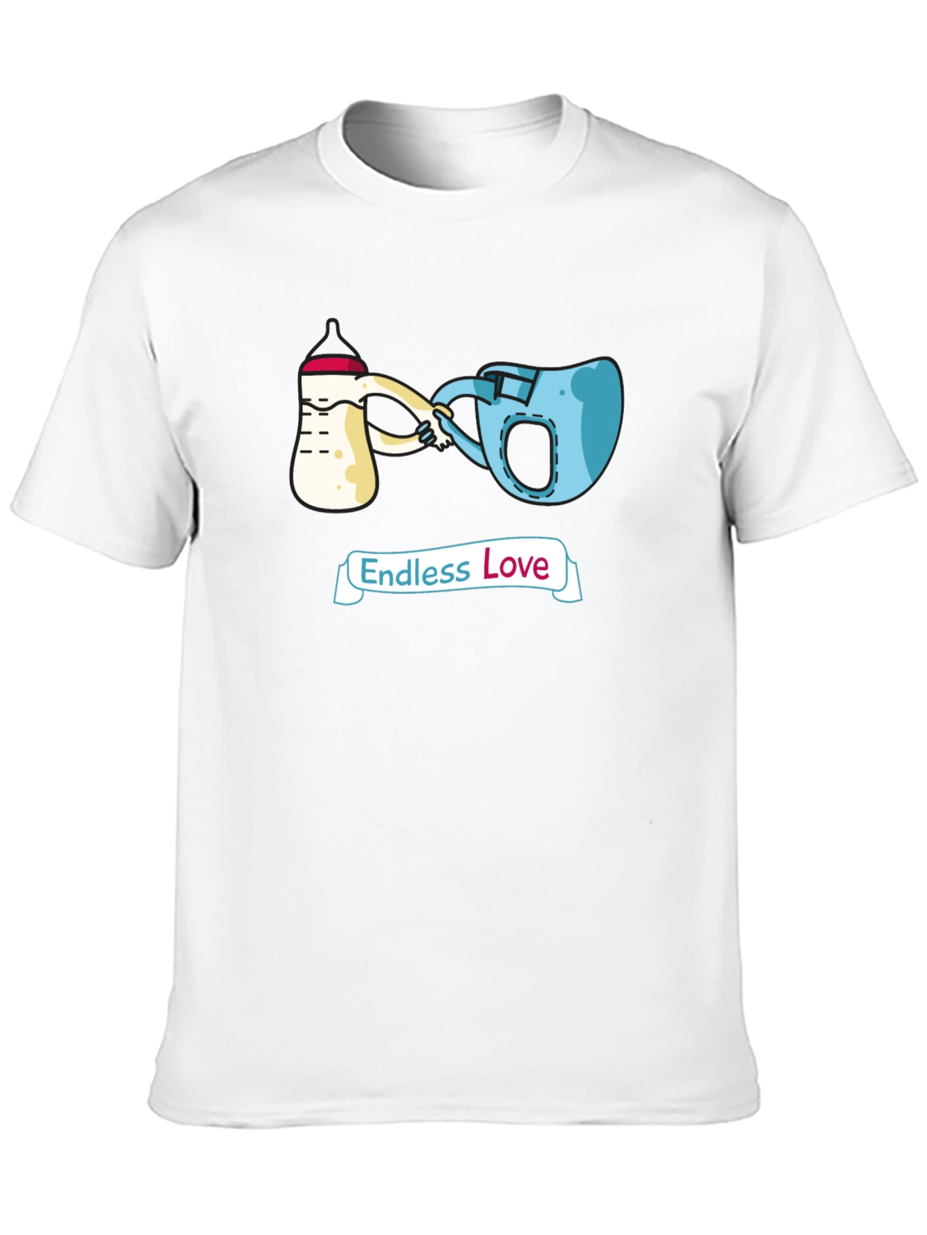 Endless Love T-Shirt Cartoon Graphic Tee