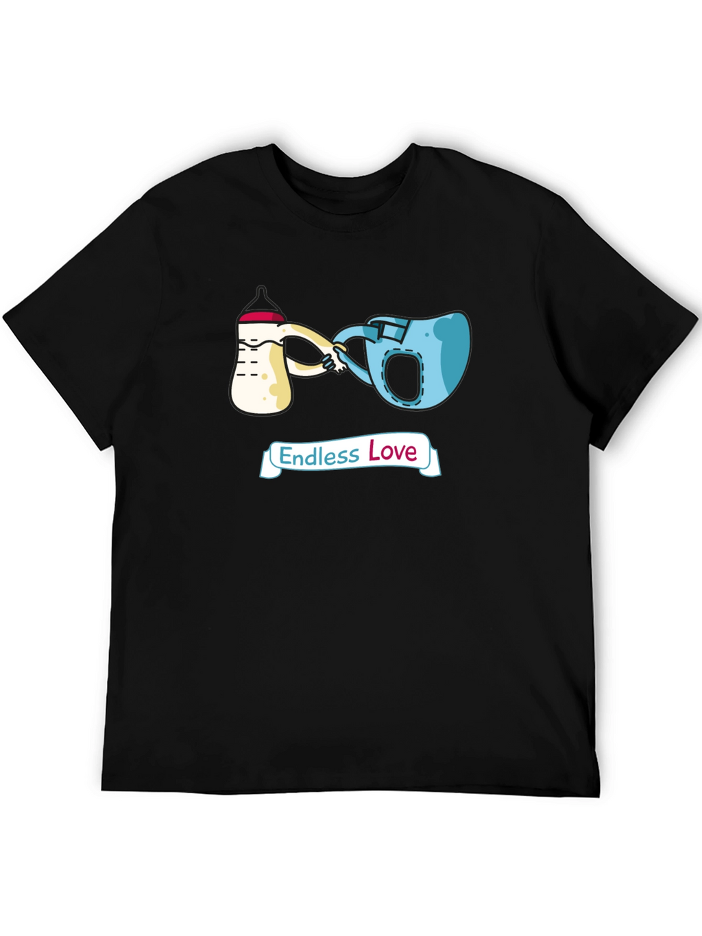 Endless Love T-Shirt Cartoon Graphic Tee