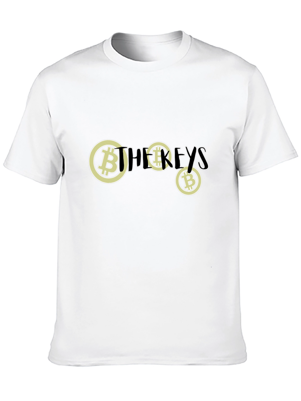 Bitcoin Keys Black T-Shirt - Crypto Fashion