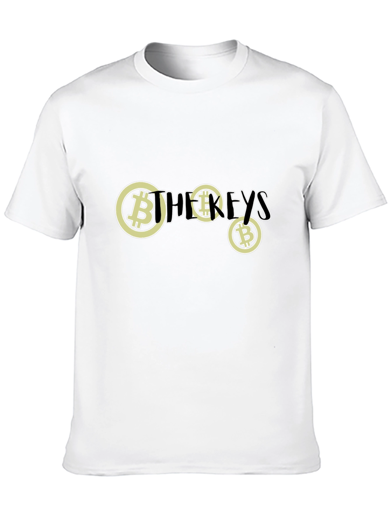 Bitcoin Keys Black T-Shirt - Crypto Fashion