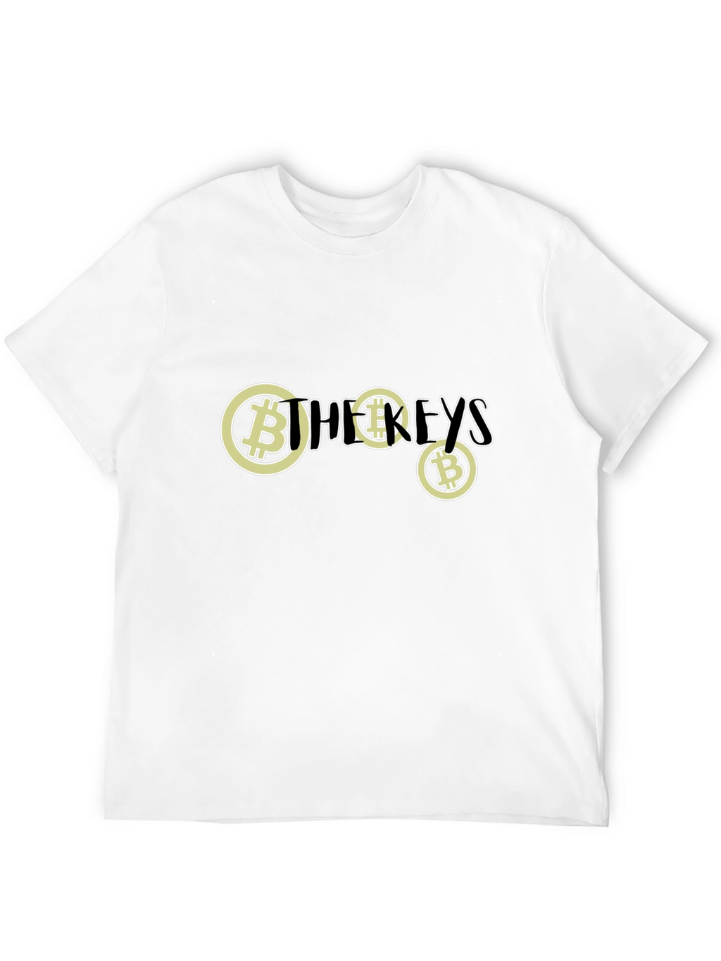 Bitcoin Keys Black T-Shirt - Crypto Fashion