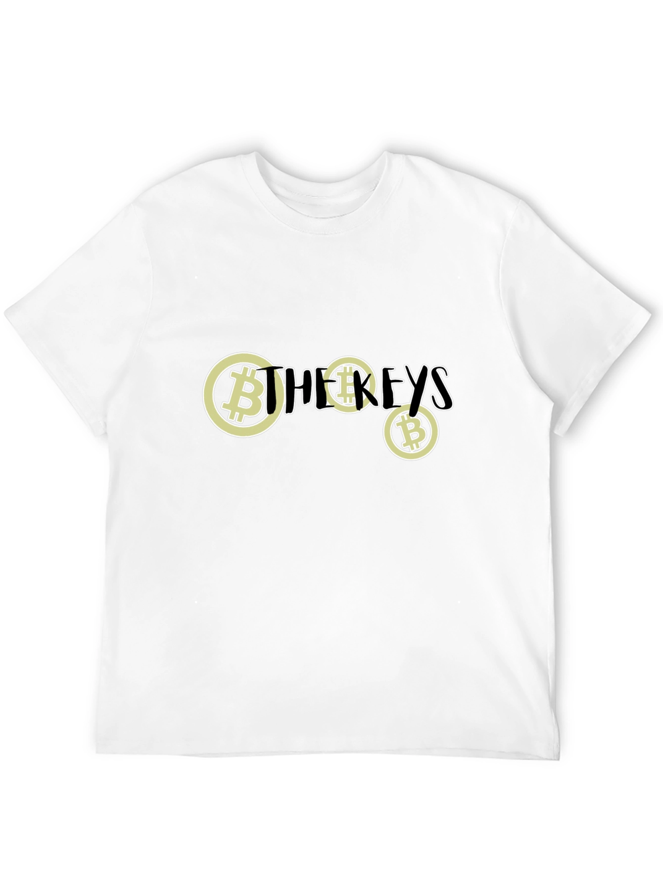 Bitcoin Keys Black T-Shirt - Crypto Fashion