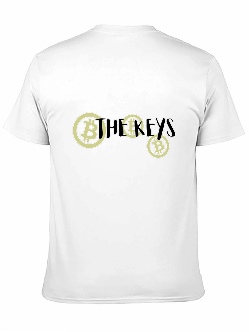 Bitcoin Keys Black T-Shirt - Crypto Fashion