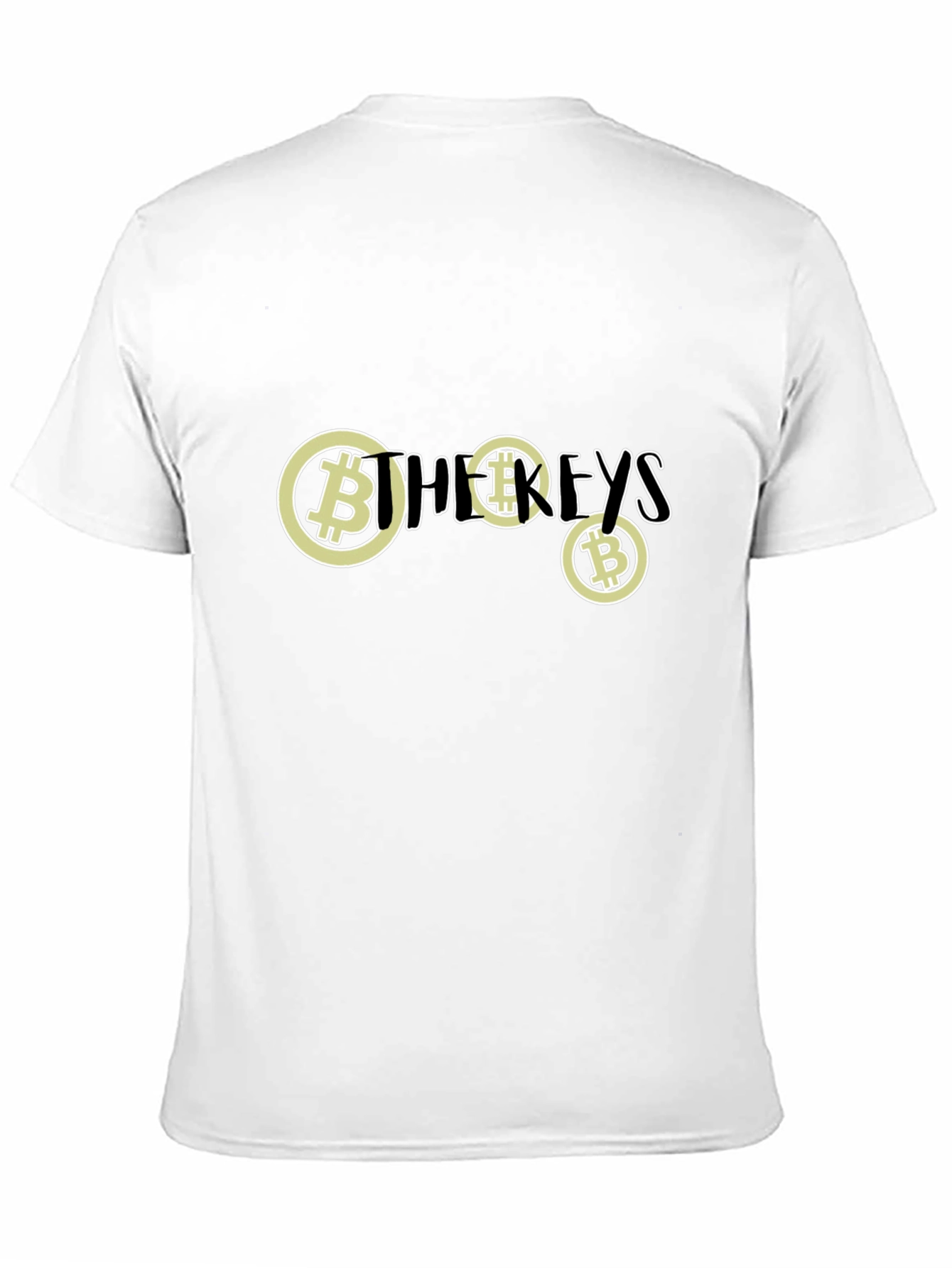 Bitcoin Keys Black T-Shirt - Crypto Fashion