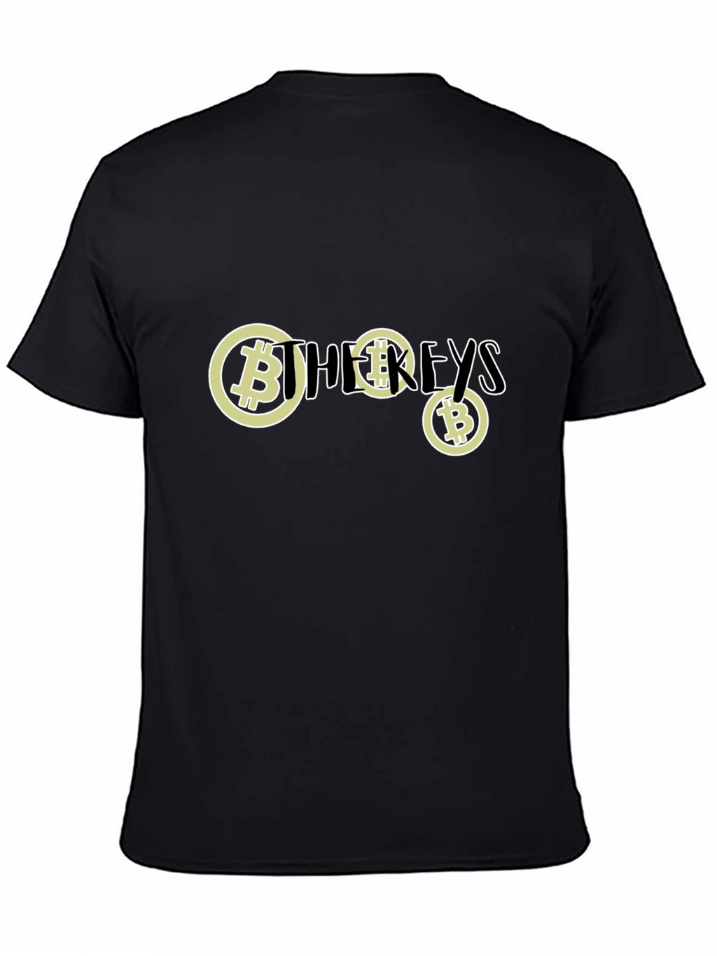 Bitcoin Keys Black T-Shirt - Crypto Fashion