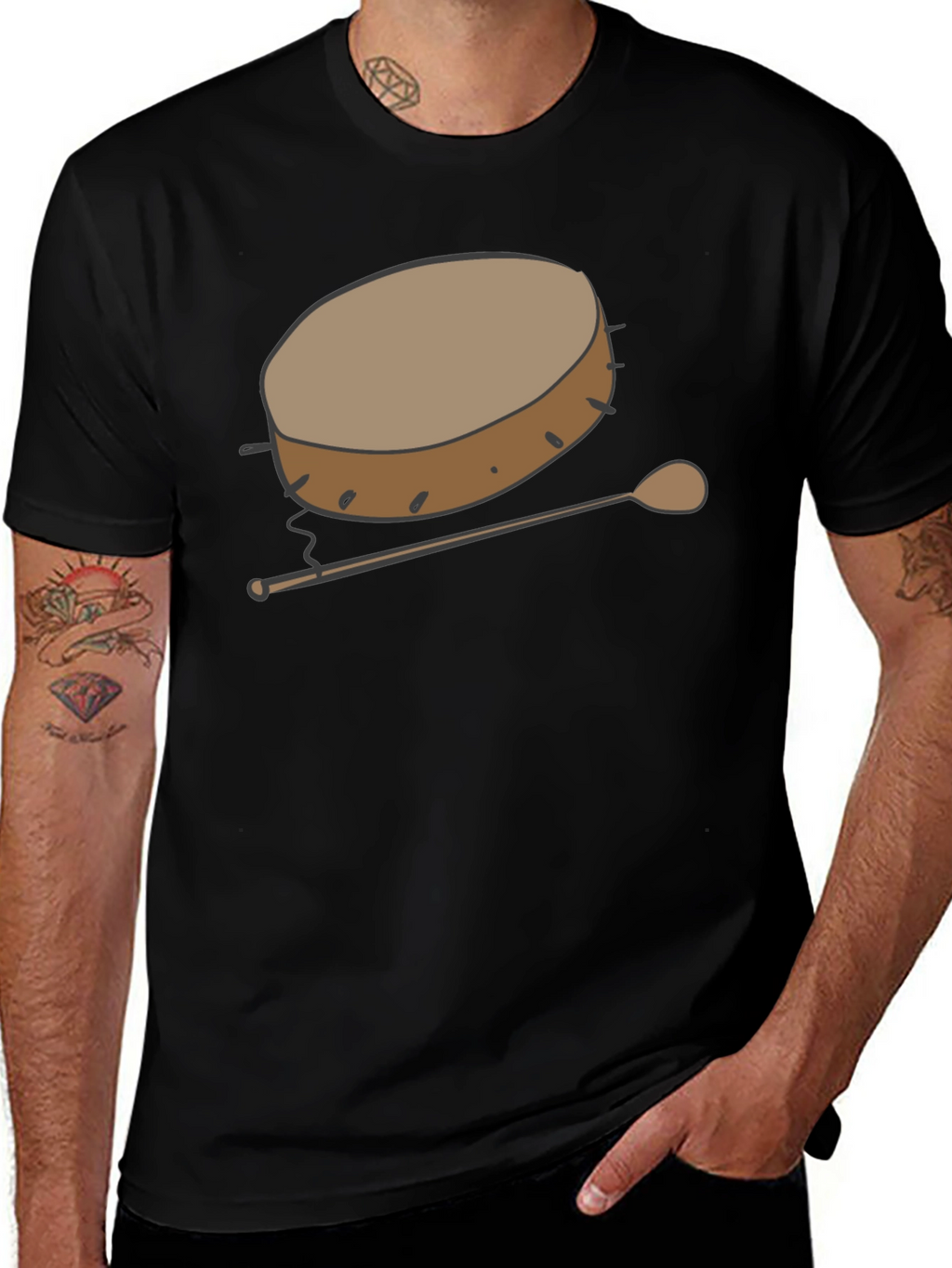 Bodhran Drum T-Shirt - Irish Music Tee