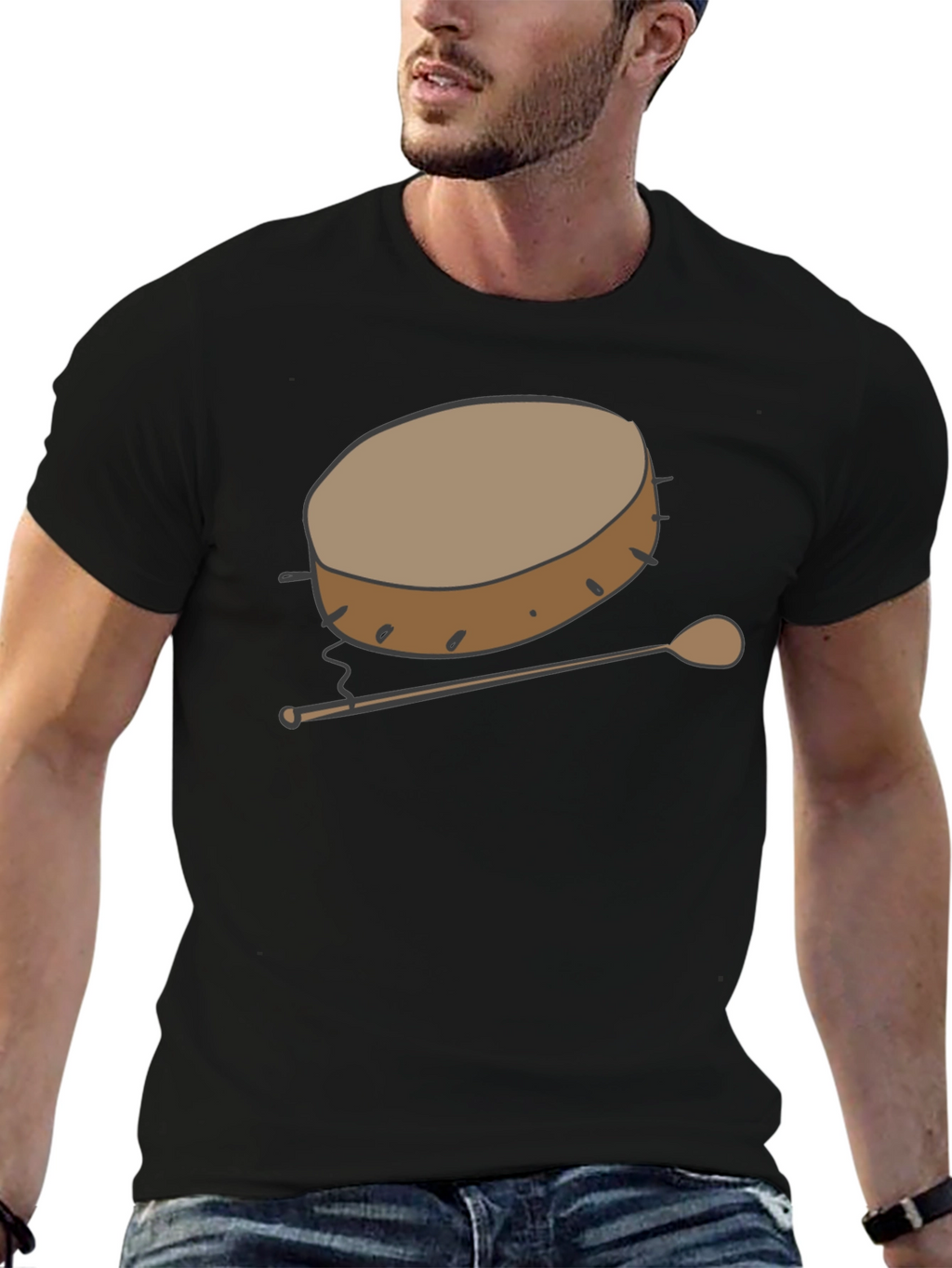 Bodhran Drum T-Shirt - Irish Music Tee