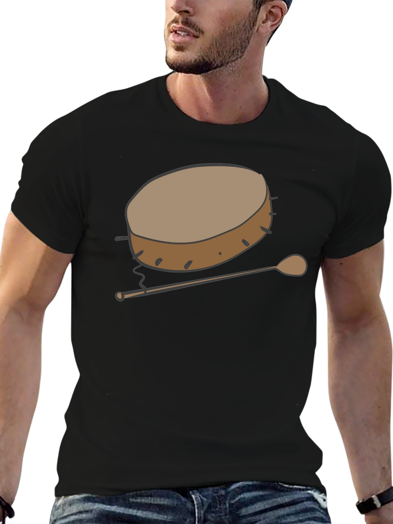 Bodhran Drum T-Shirt - Irish Music Tee