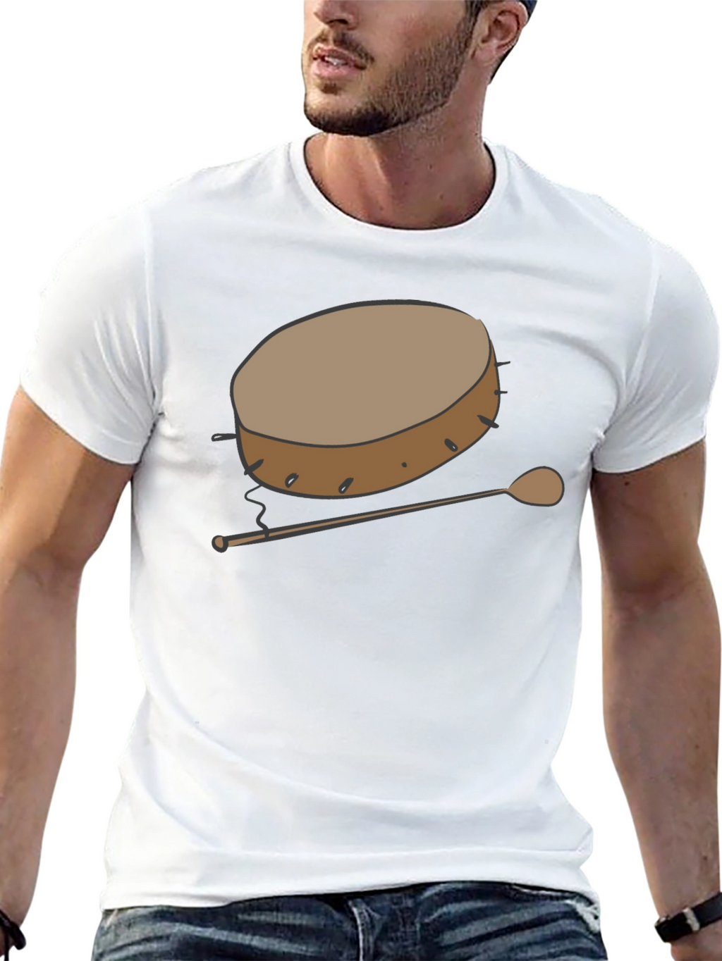 Bodhran Drum T-Shirt - Irish Music Tee