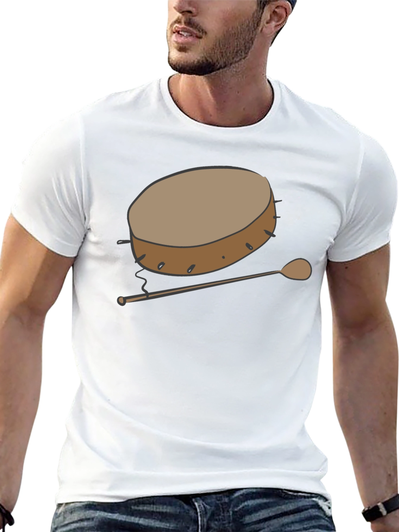 Bodhran Drum T-Shirt - Irish Music Tee
