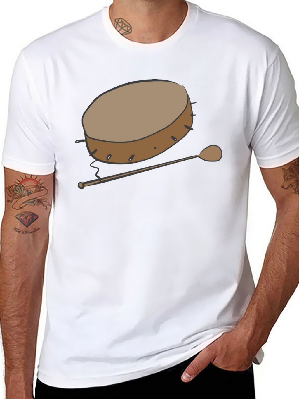 Bodhran Drum T-Shirt - Irish Music Tee