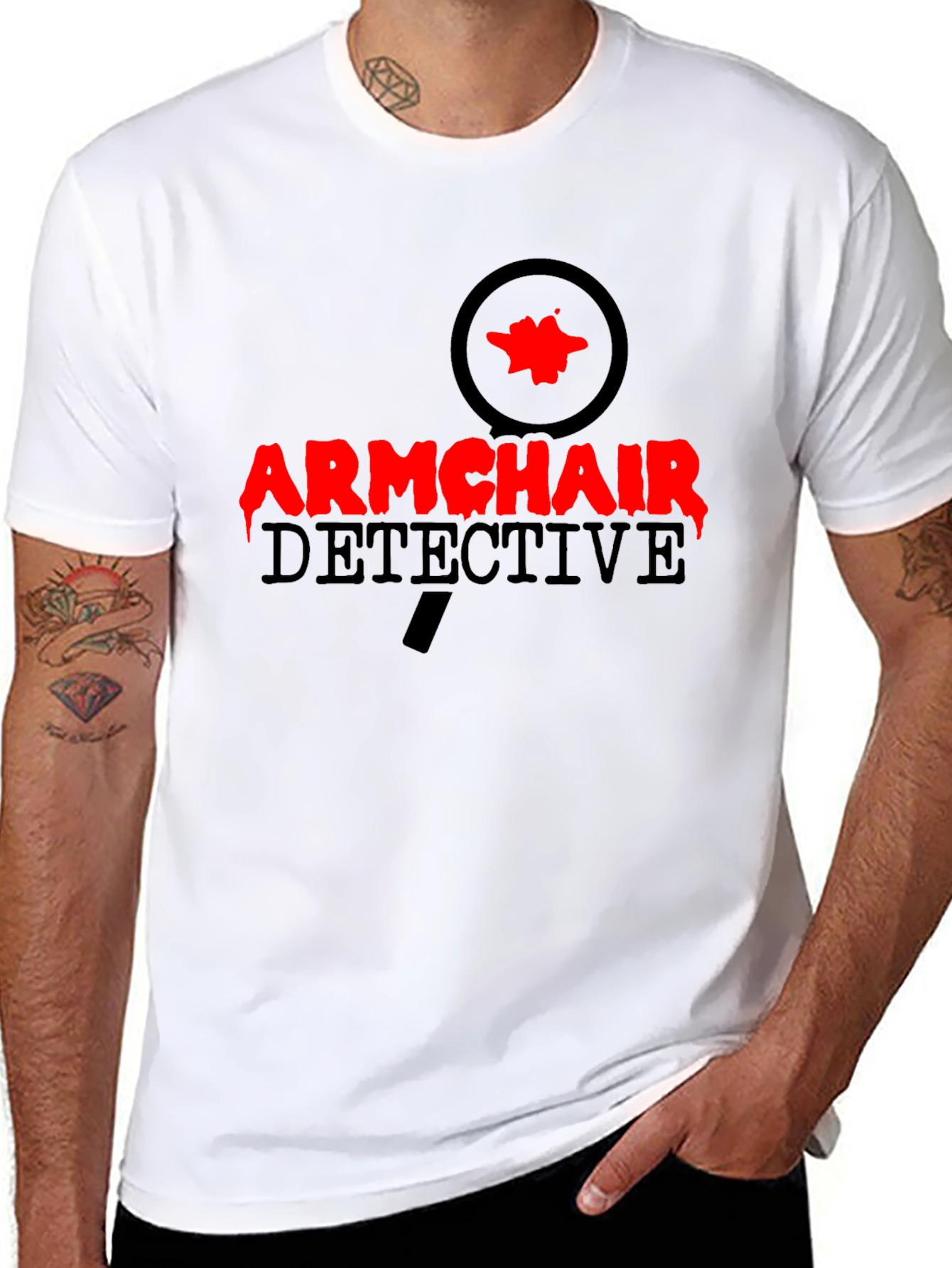 Armchair Detective T-Shirt - Mystery Solver Tee