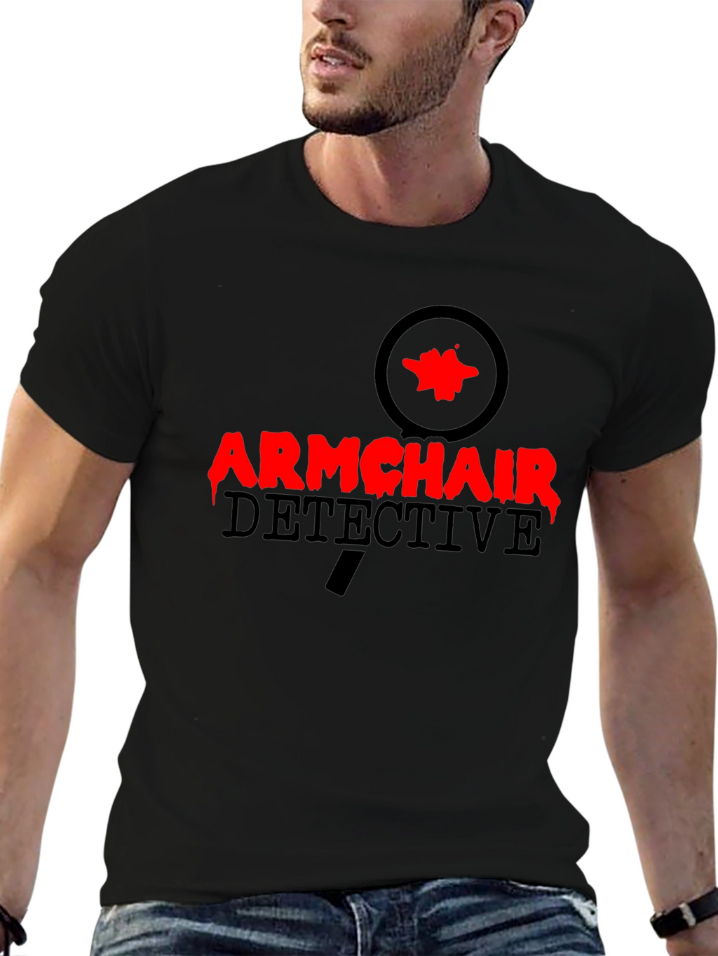 Armchair Detective T-Shirt - Mystery Solver Tee