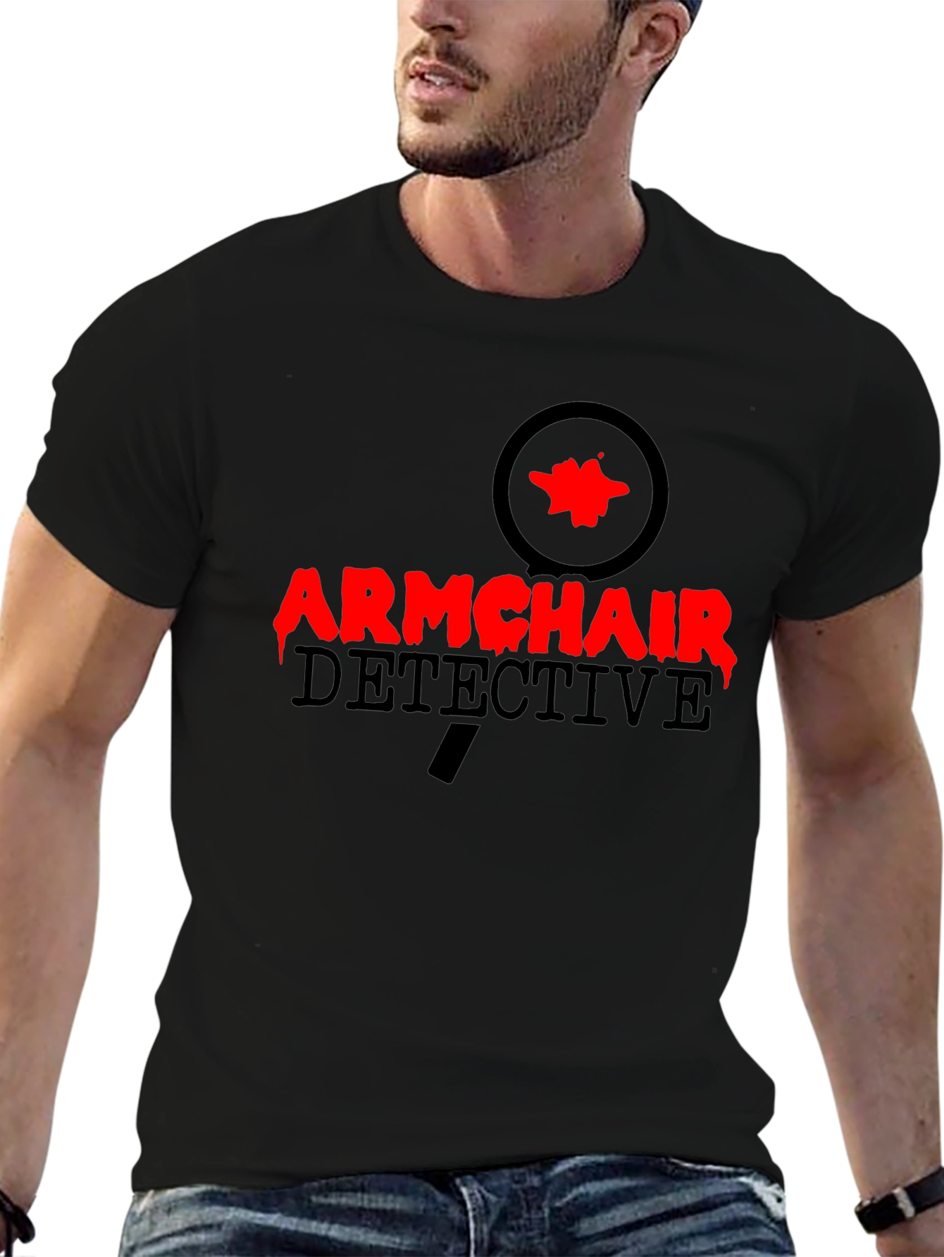 Armchair Detective T-Shirt - Mystery Solver Tee