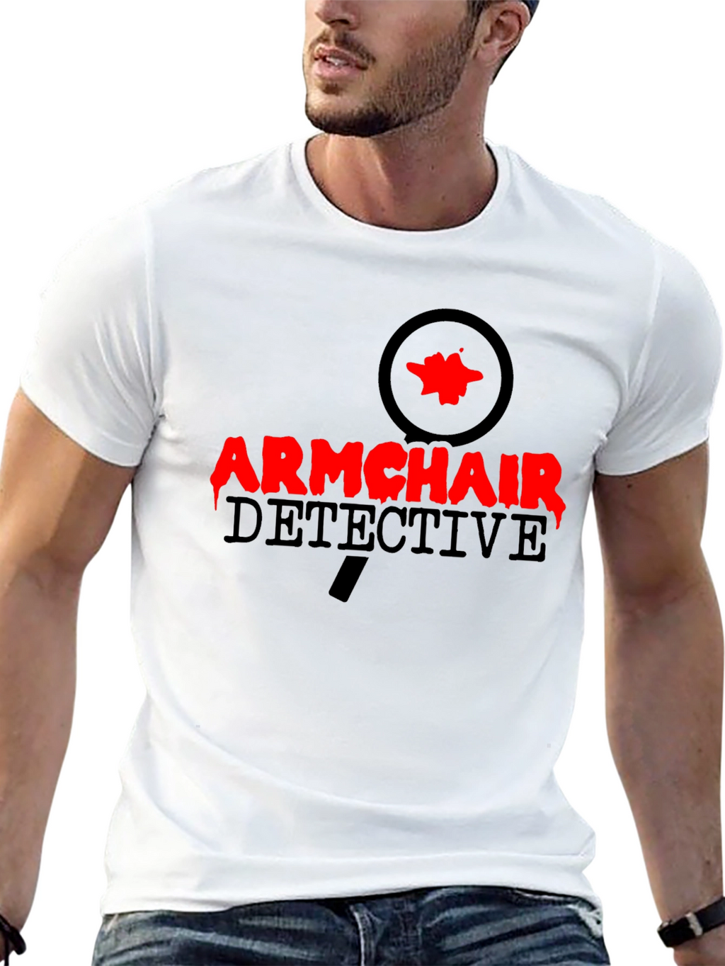 Armchair Detective T-Shirt - Mystery Solver Tee