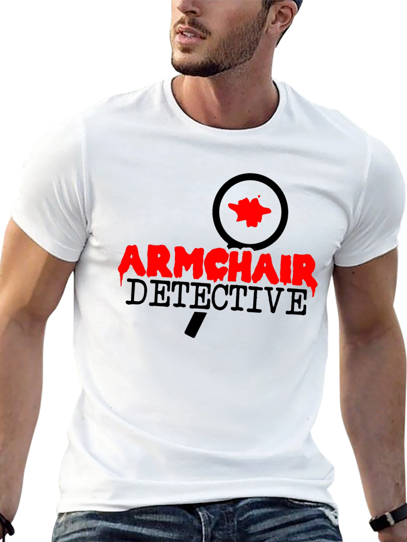 Armchair Detective T-Shirt - Mystery Solver Tee