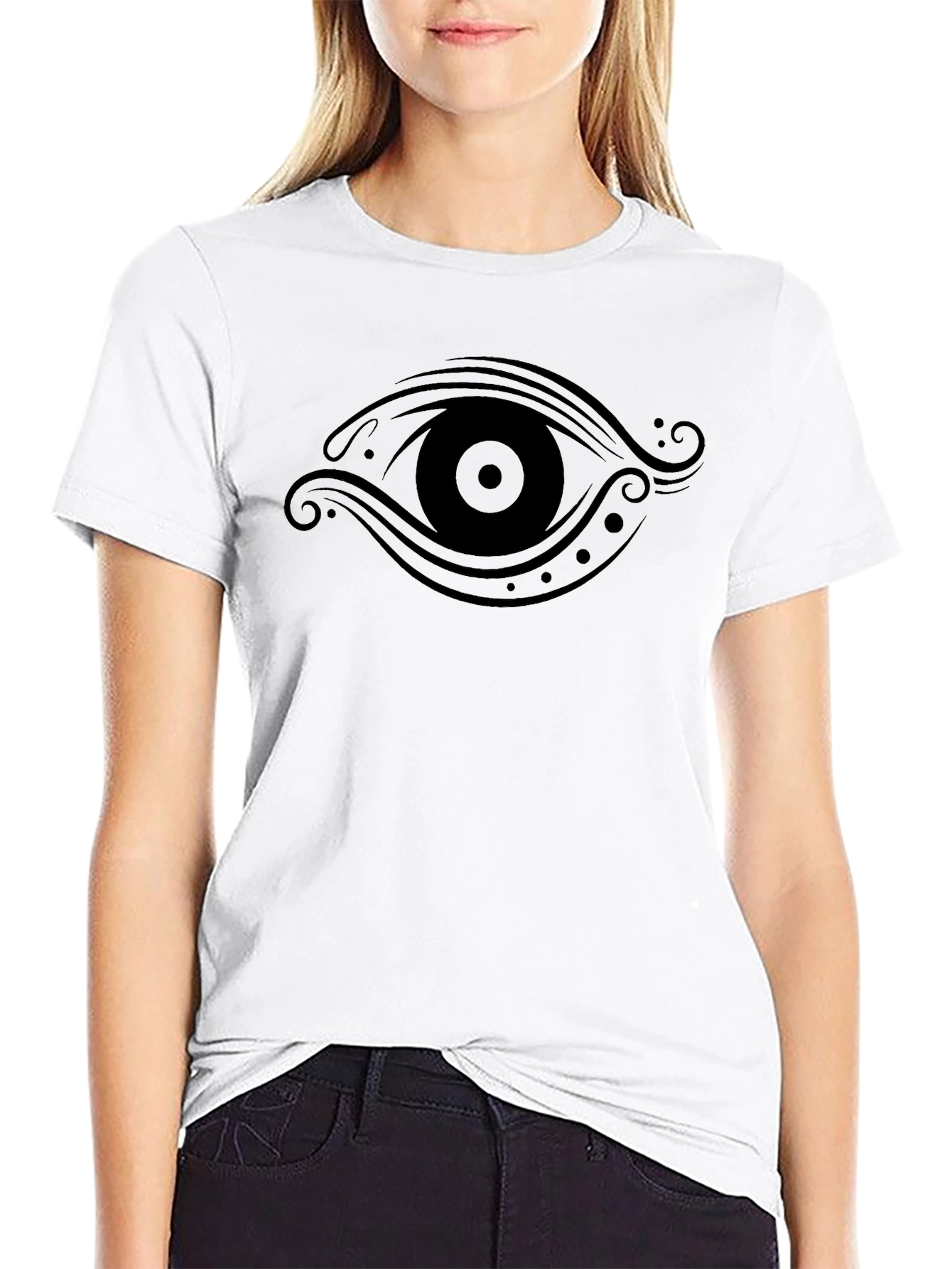 Eye Graphic Black T-Shirt - Stylish & Unique Design