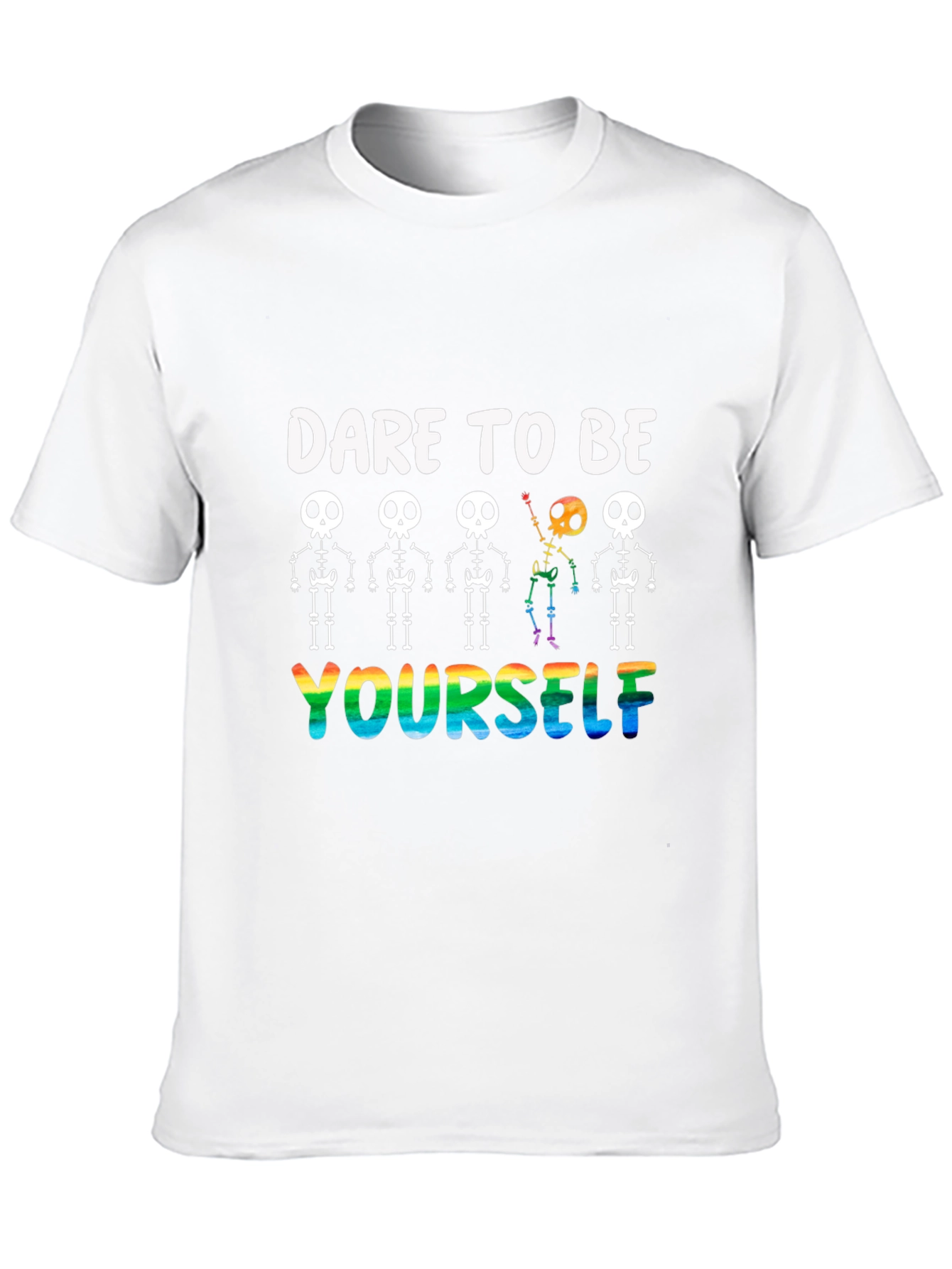 Dare to Be Yourself Skeleton Pride T-Shirt