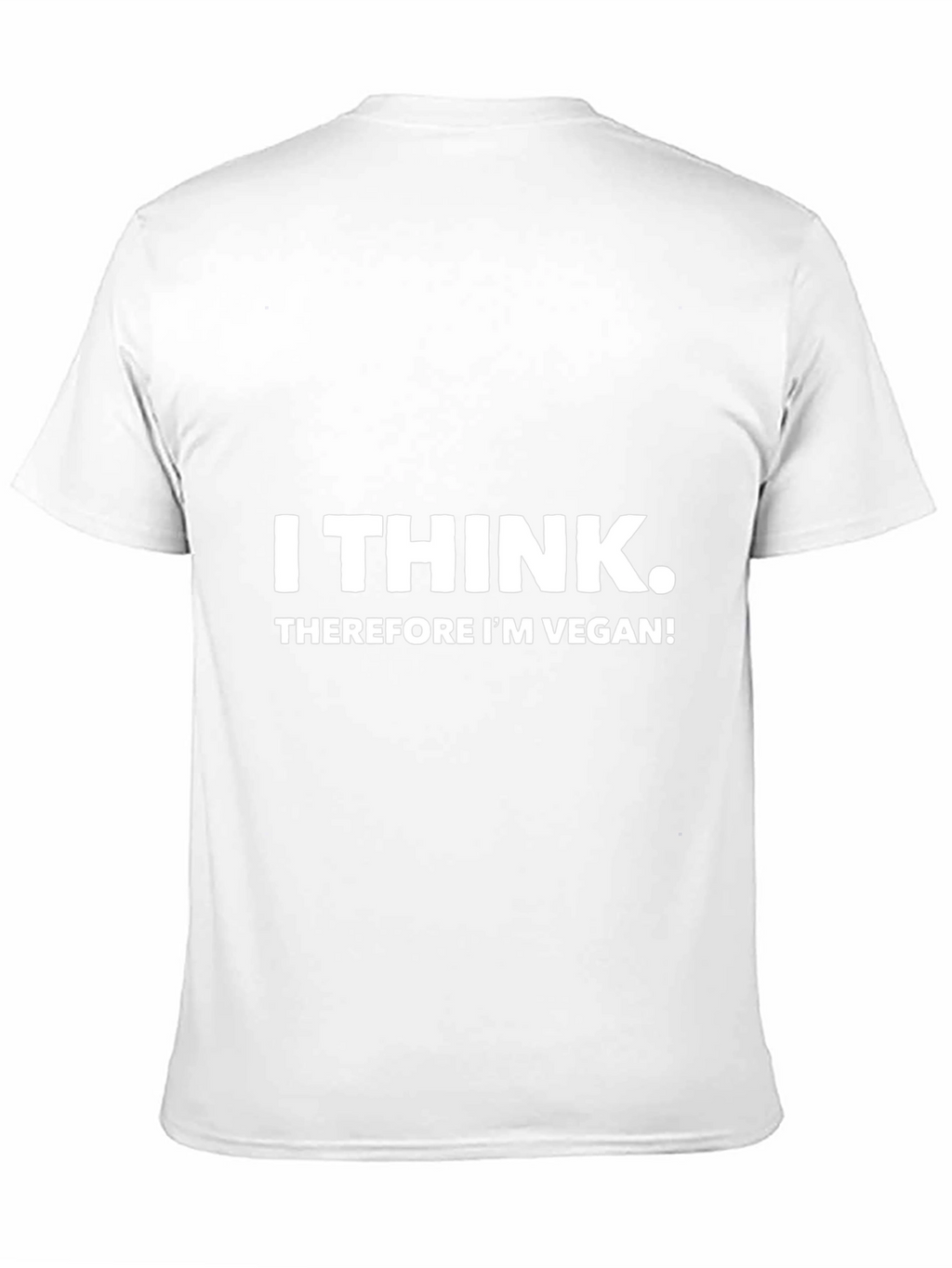 I Think Therefore Im Vegan Black Tee