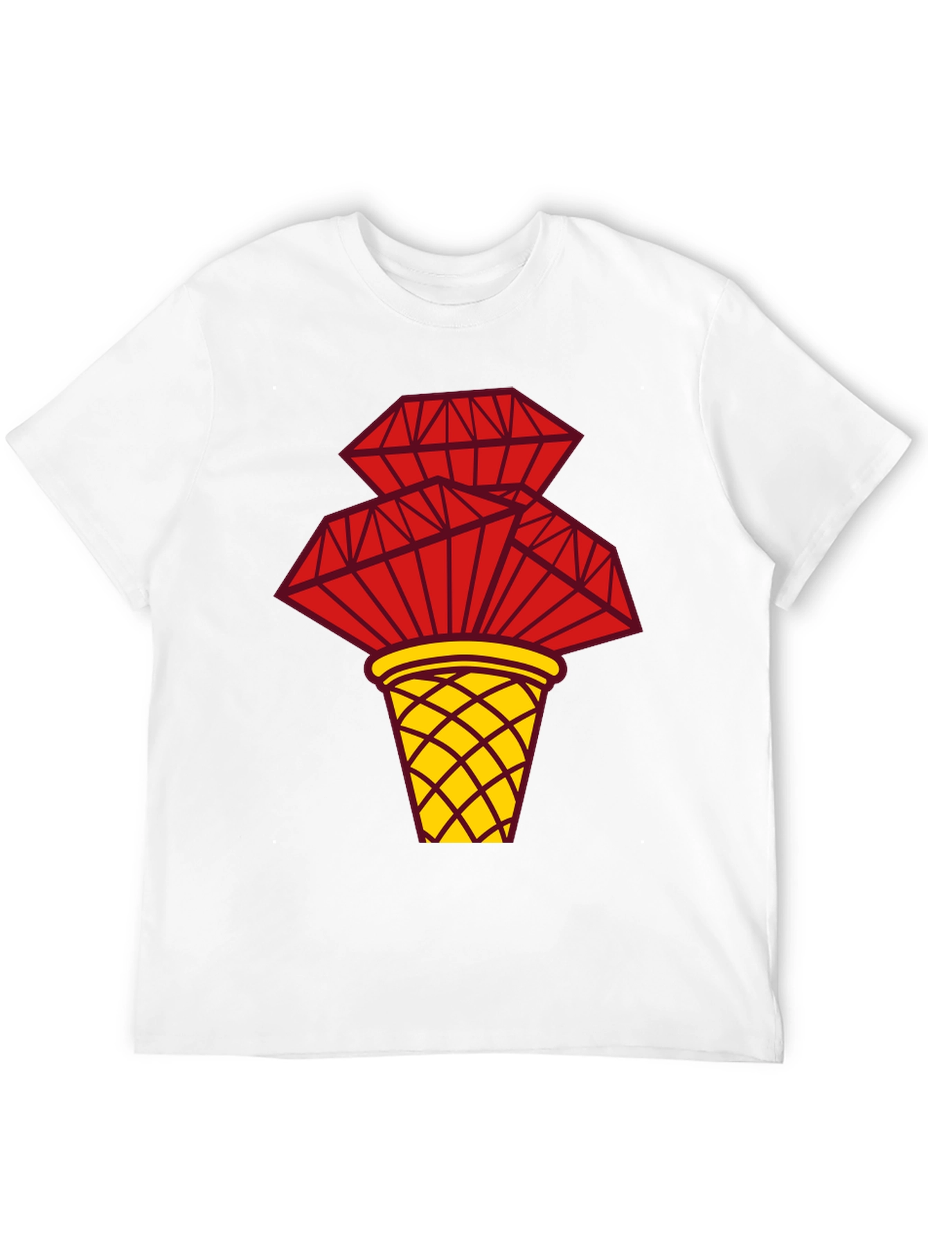 Diamond Basket Graphic Tee - Mens