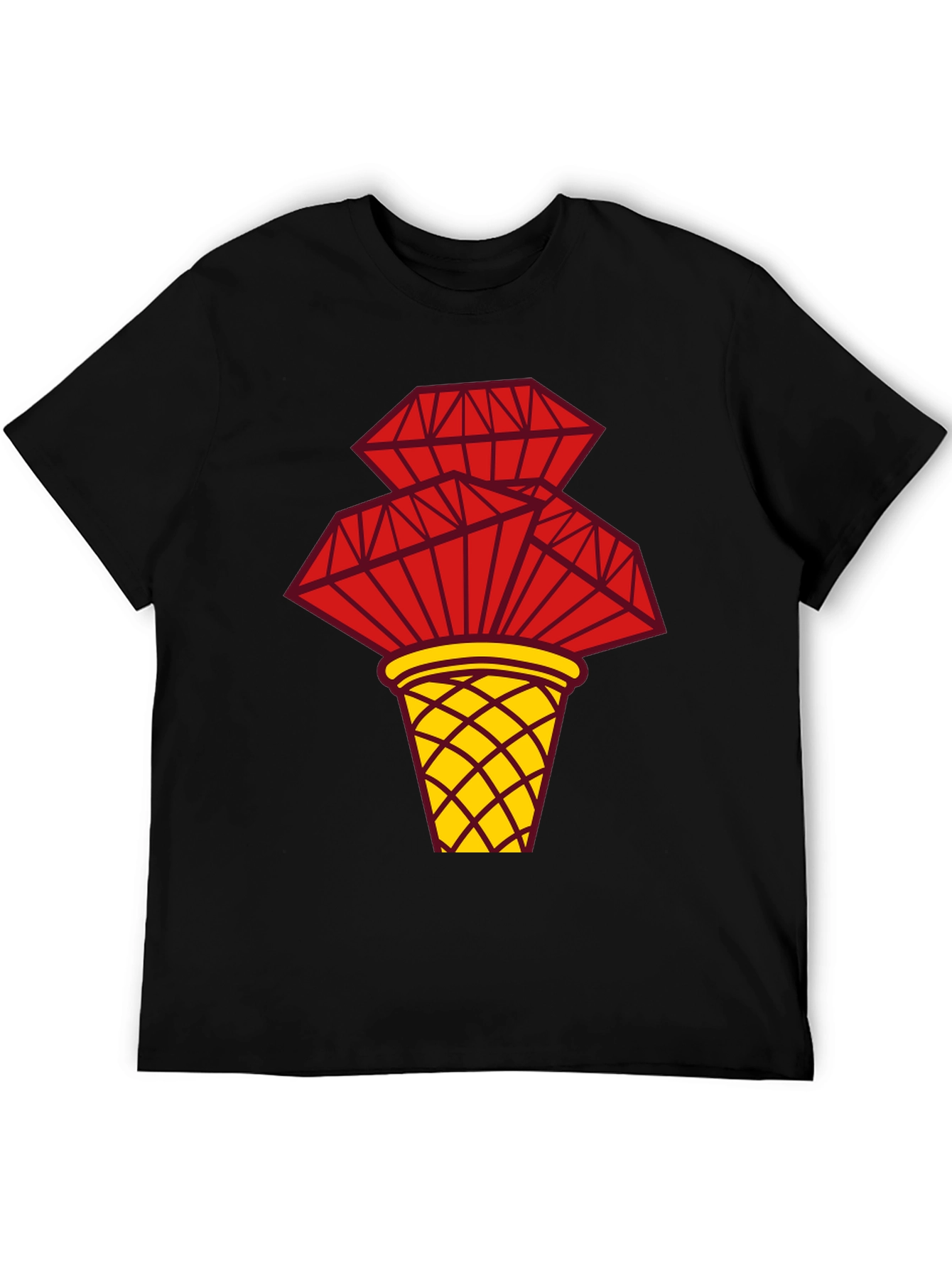 Diamond Basket Graphic Tee - Mens