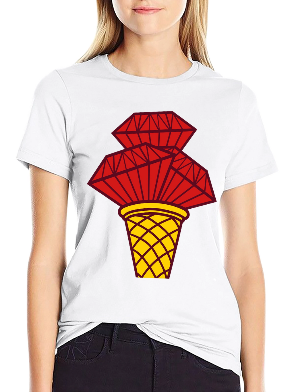 Diamond Basket Graphic Tee - Mens