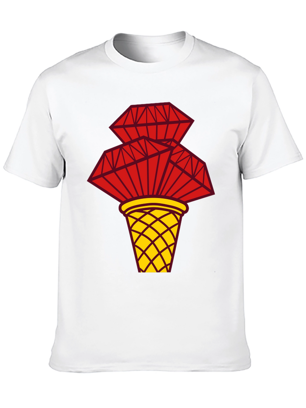 Diamond Basket Graphic Tee - Mens