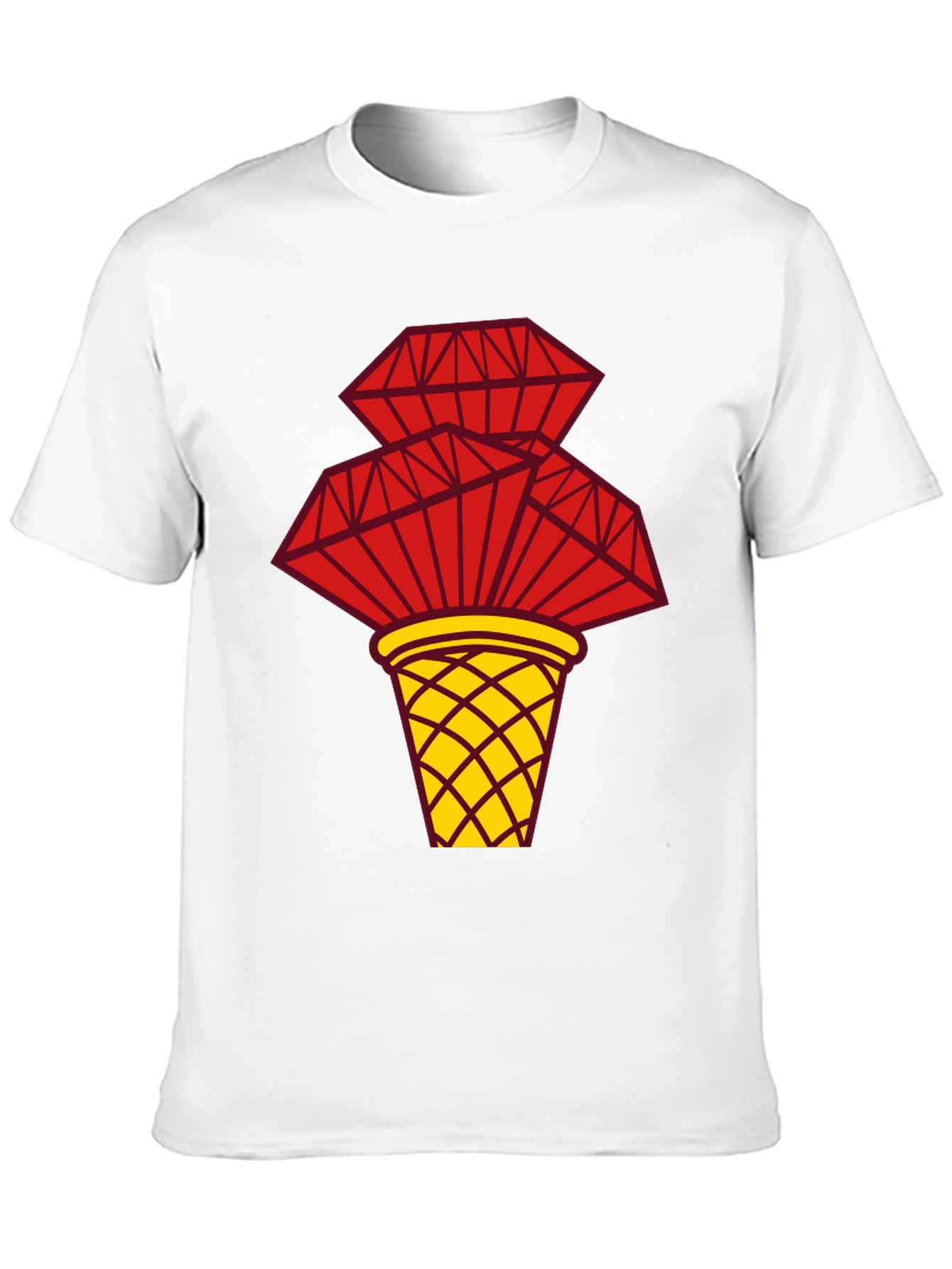 Diamond Basket Graphic Tee - Mens