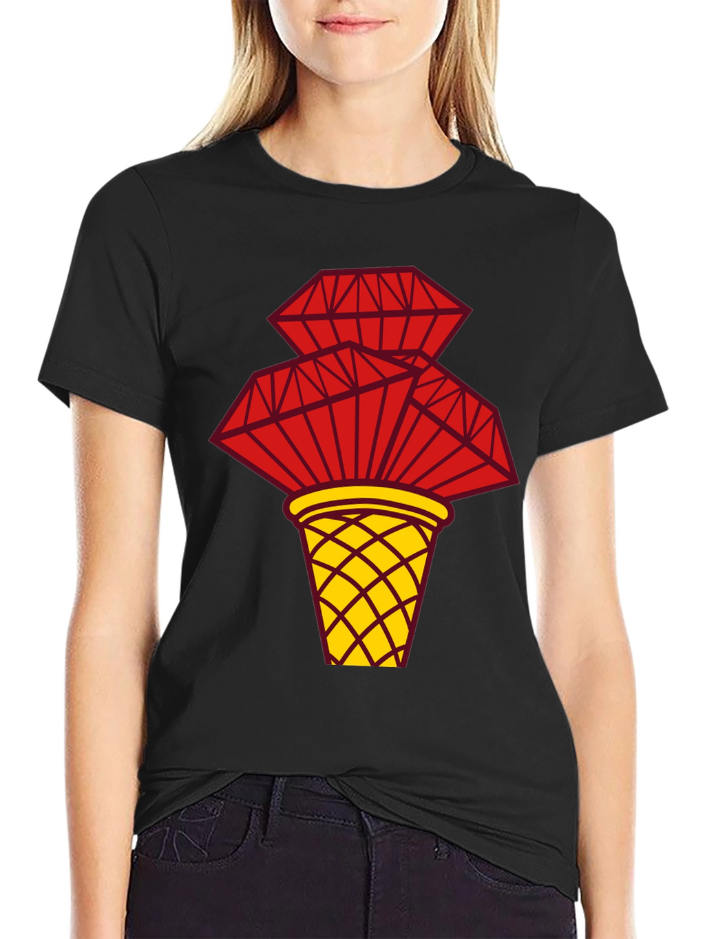 Diamond Basket Graphic Tee - Mens