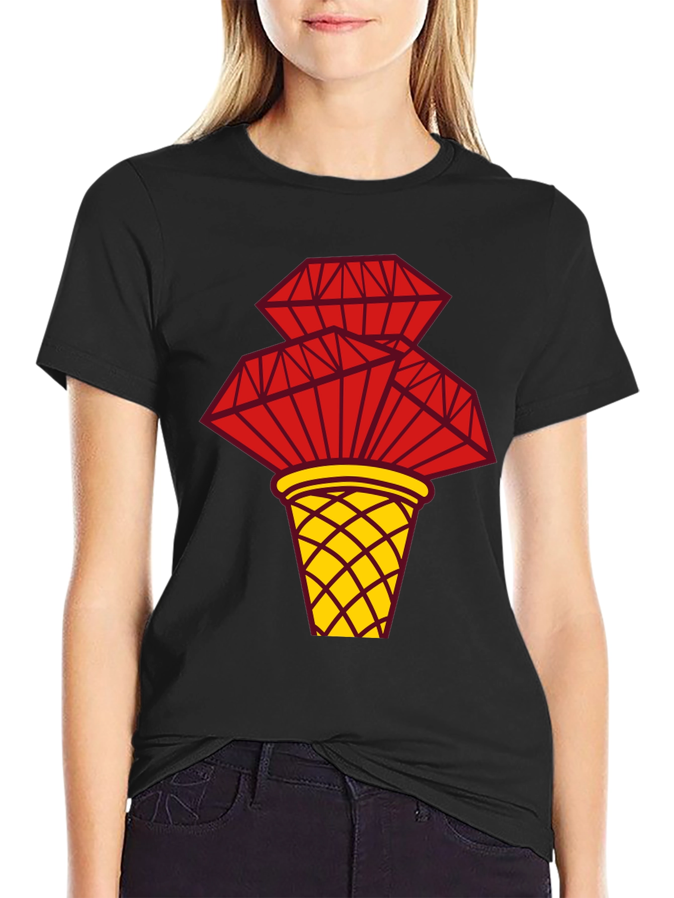 Diamond Basket Graphic Tee - Mens