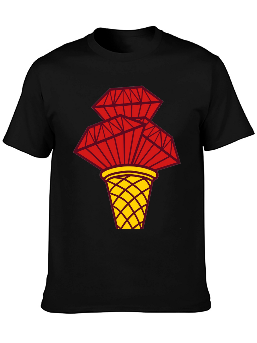 Diamond Basket Graphic Tee - Mens