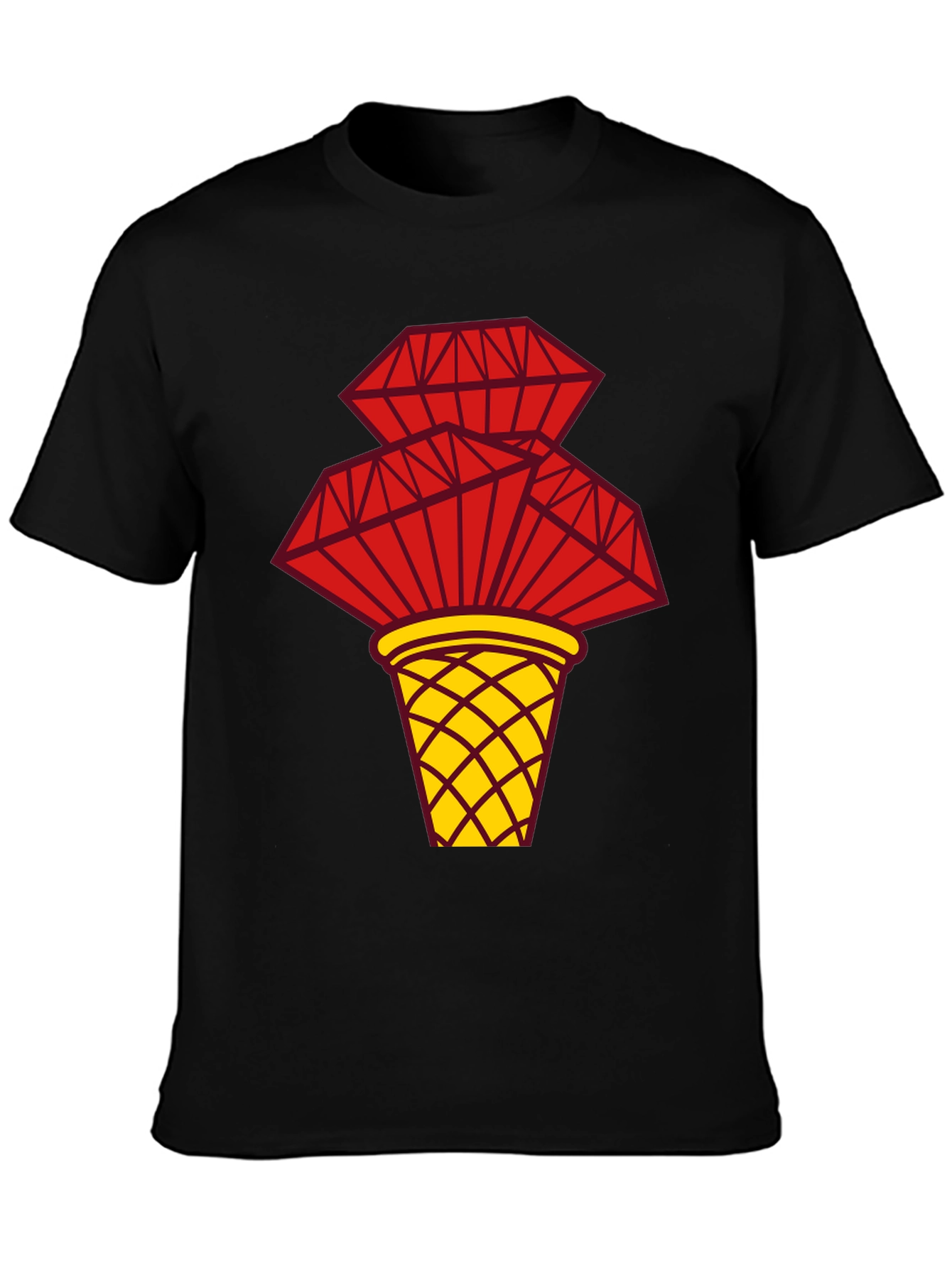 Diamond Basket Graphic Tee - Mens