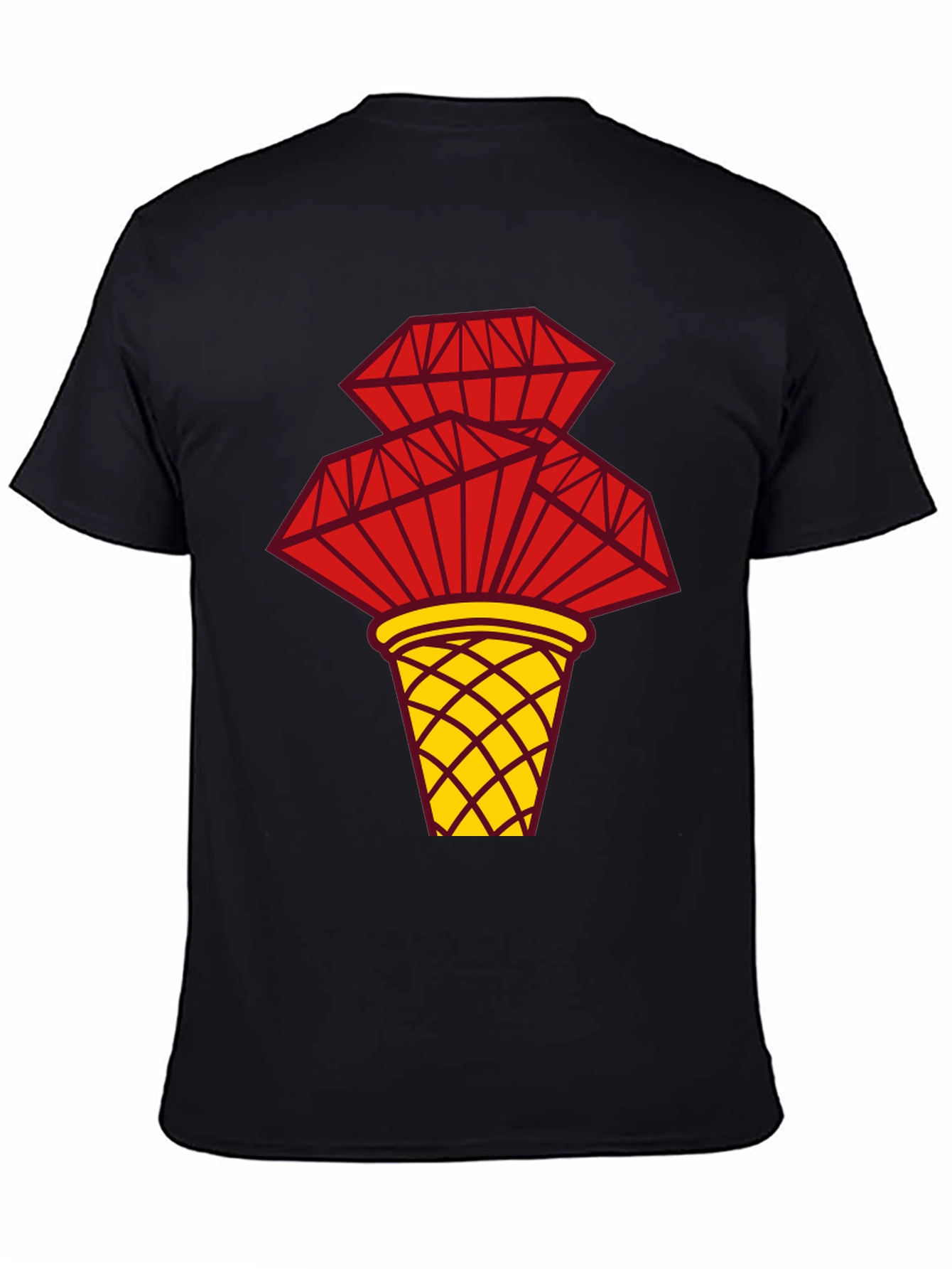 Diamond Basket Graphic Tee - Mens