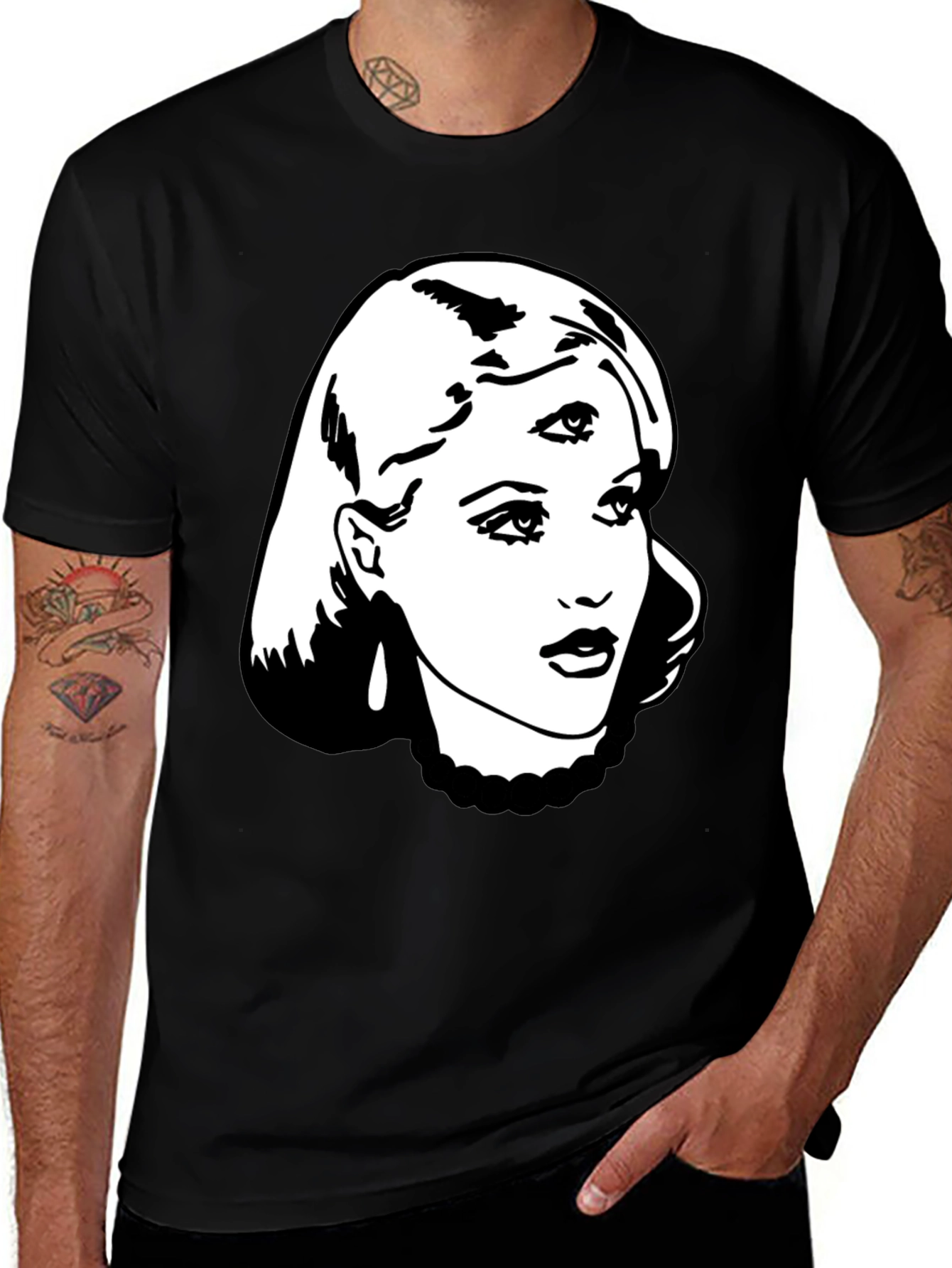 Third Eye Woman Graphic Tee - Black Unisex Shirt
