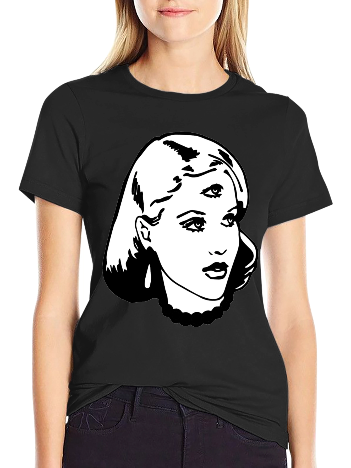 Third Eye Woman Graphic Tee - Black Unisex Shirt