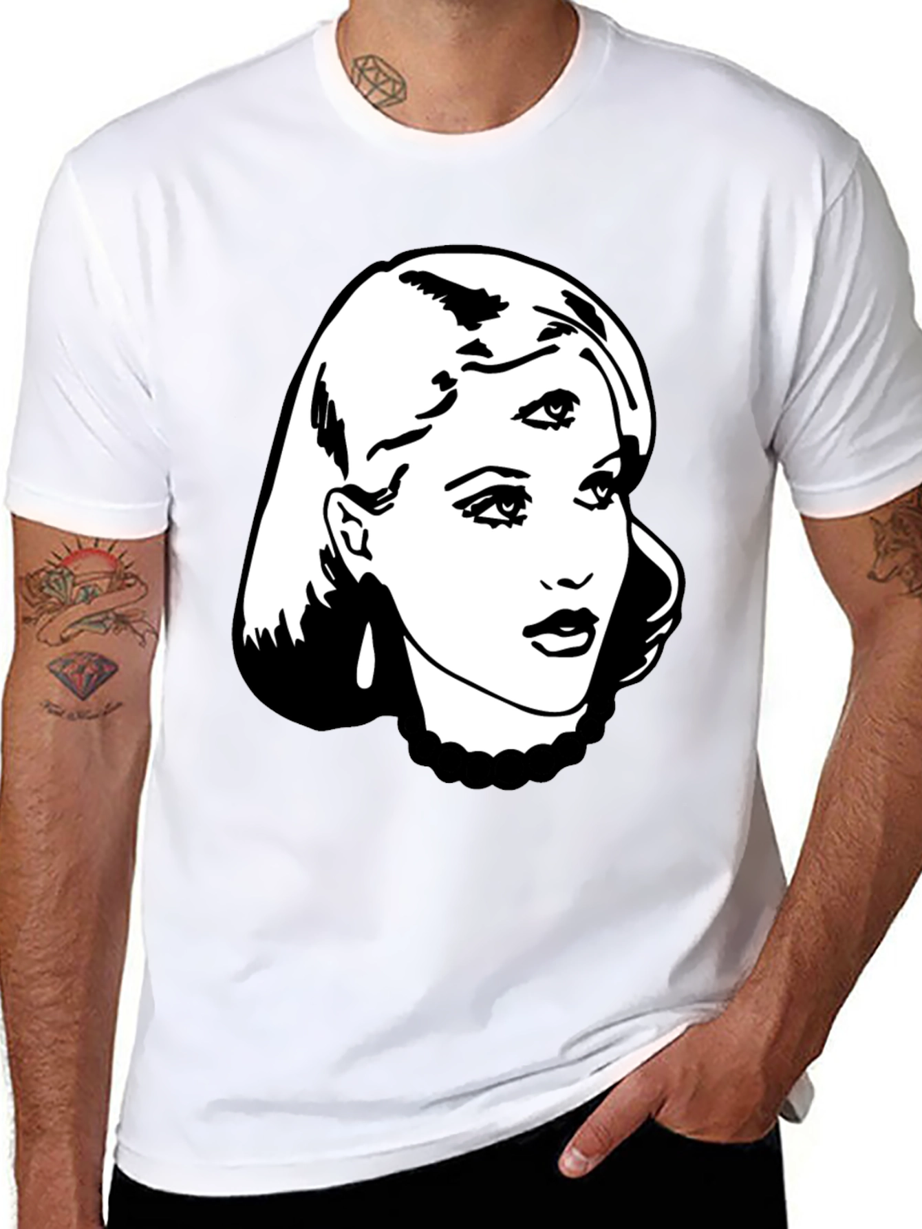 Third Eye Woman Graphic Tee - Black Unisex Shirt