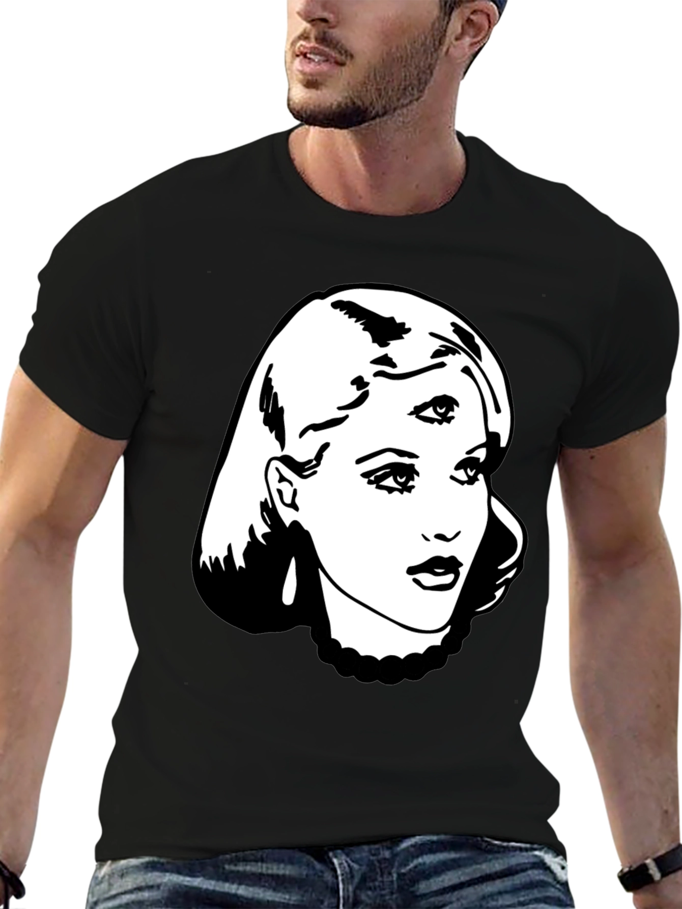 Third Eye Woman Graphic Tee - Black Unisex Shirt