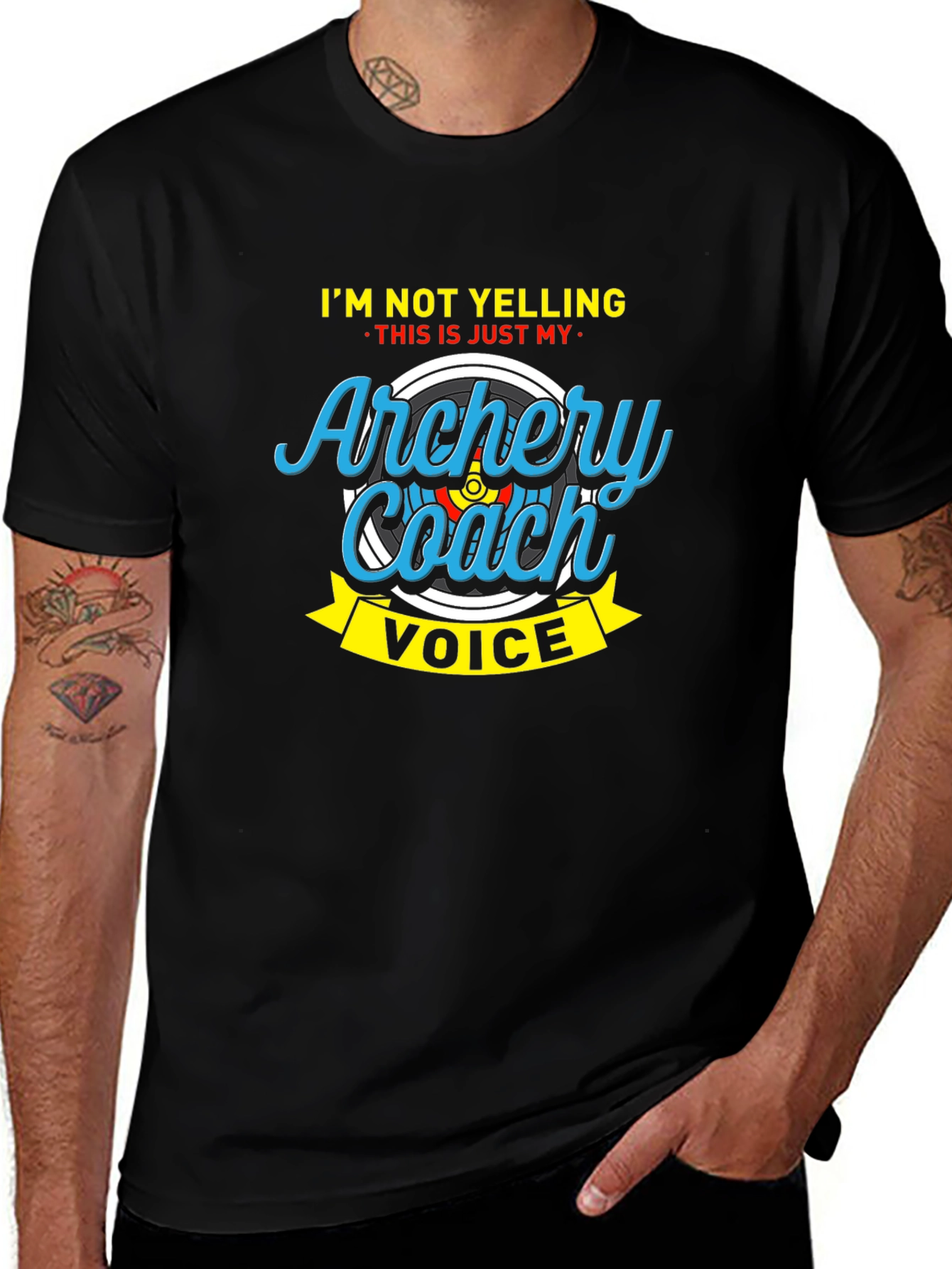 Archery Coach Voice T-Shirt Funny Gift for Archers