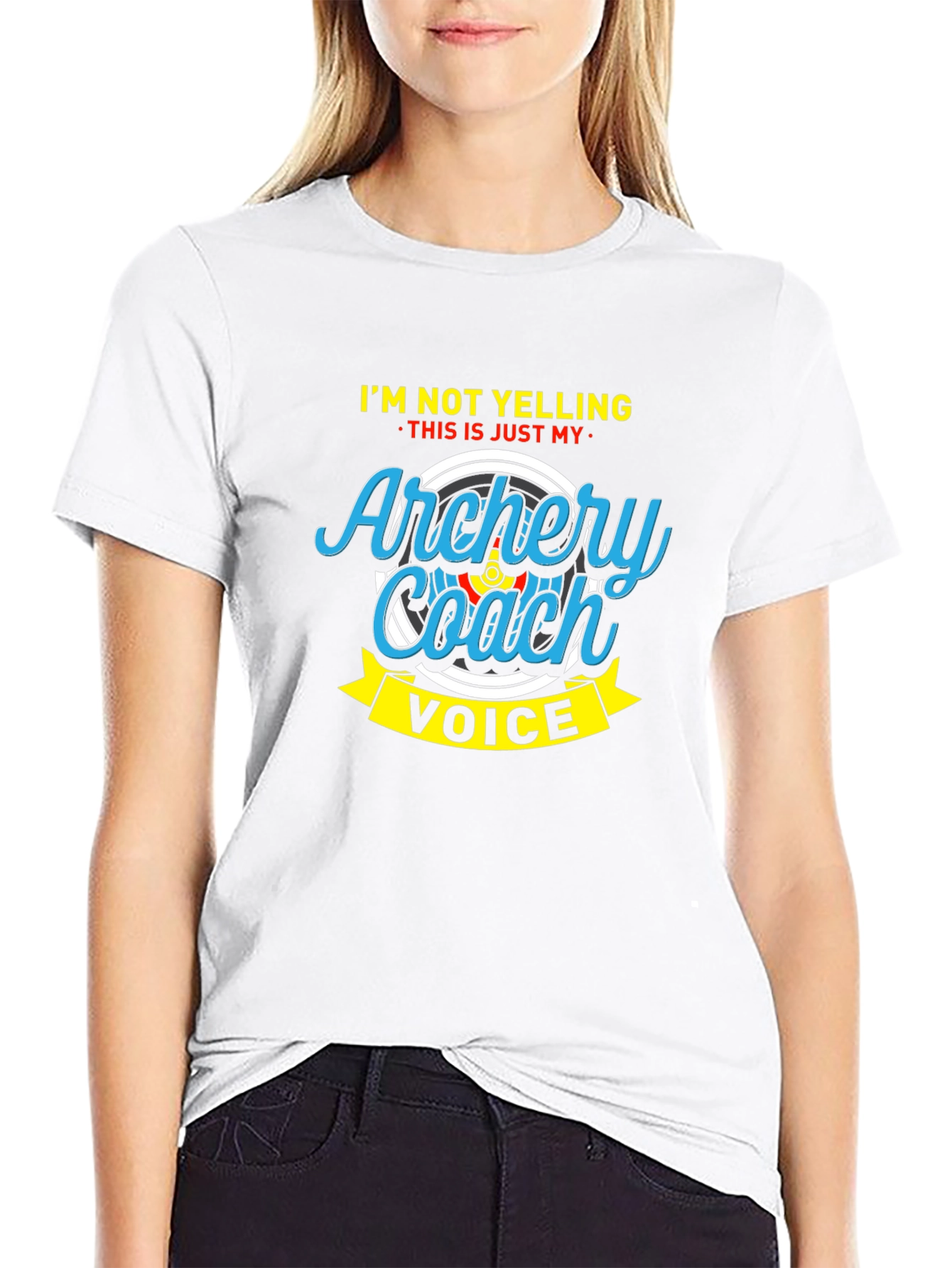 Archery Coach Voice T-Shirt Funny Gift for Archers