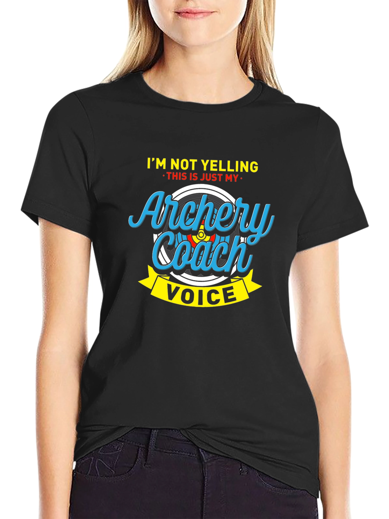 Archery Coach Voice T-Shirt Funny Gift for Archers