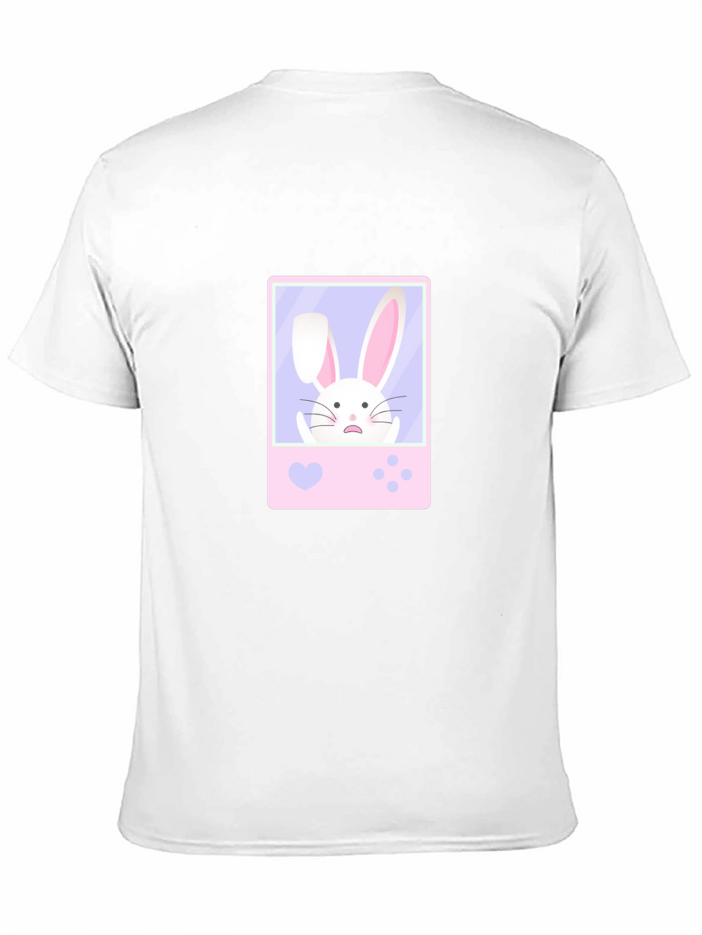Cute Bunny Game Black T-Shirt